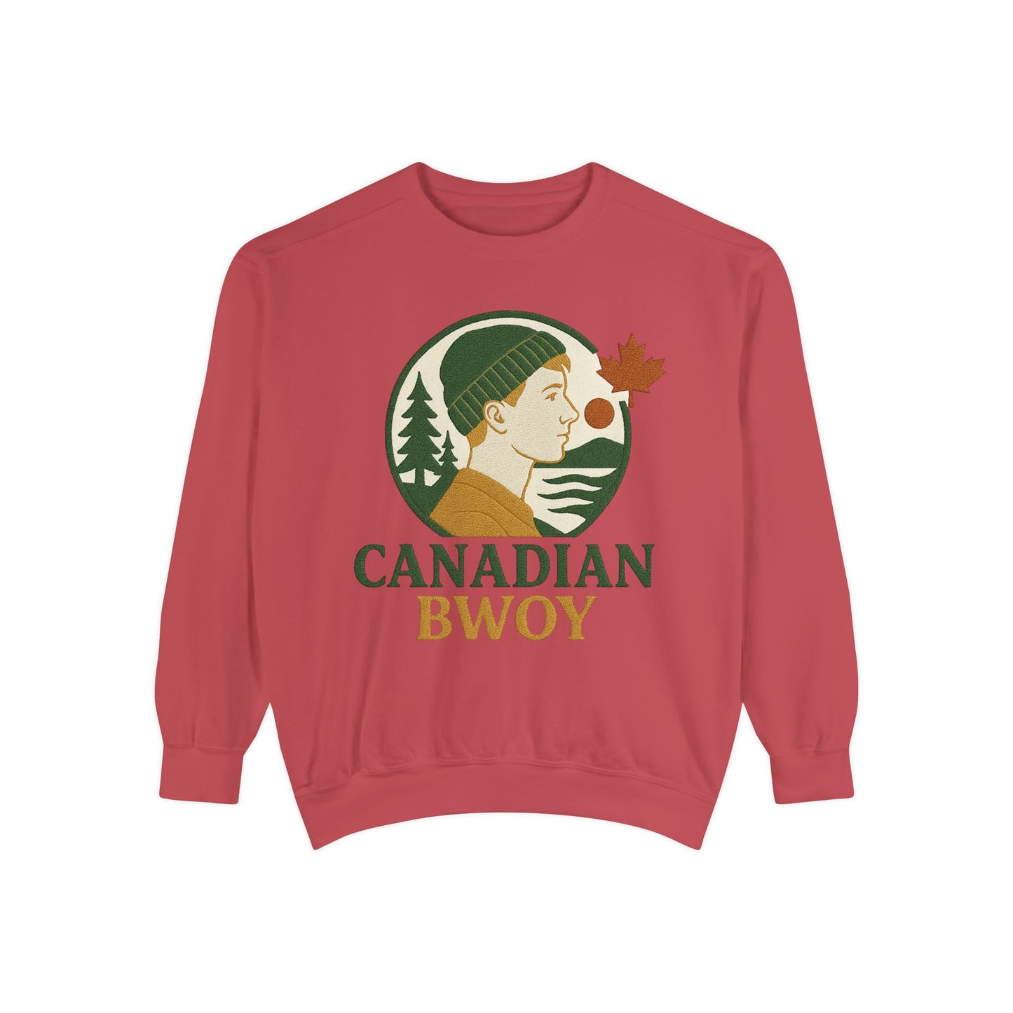 Canadian Bwoy Sweatshirt, Unisex Cozy Apparel, Gift for Canada Day, Casual Streetwear, Nature Lover Sweatshirt, Fall Fashion