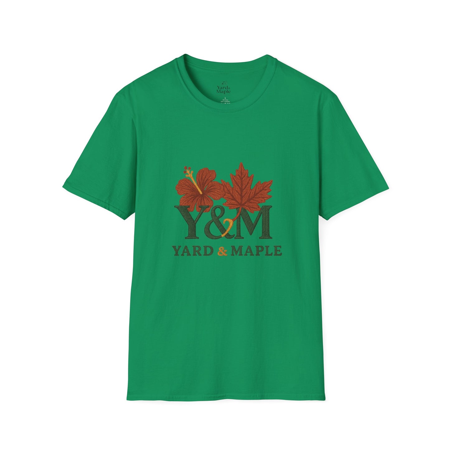Yard & Maple Floral Unisex T-Shirt, Casual Tee, Nature Lover Gift, Spring Fashion, Graphic Shirt, Eco-Friendly Apparel