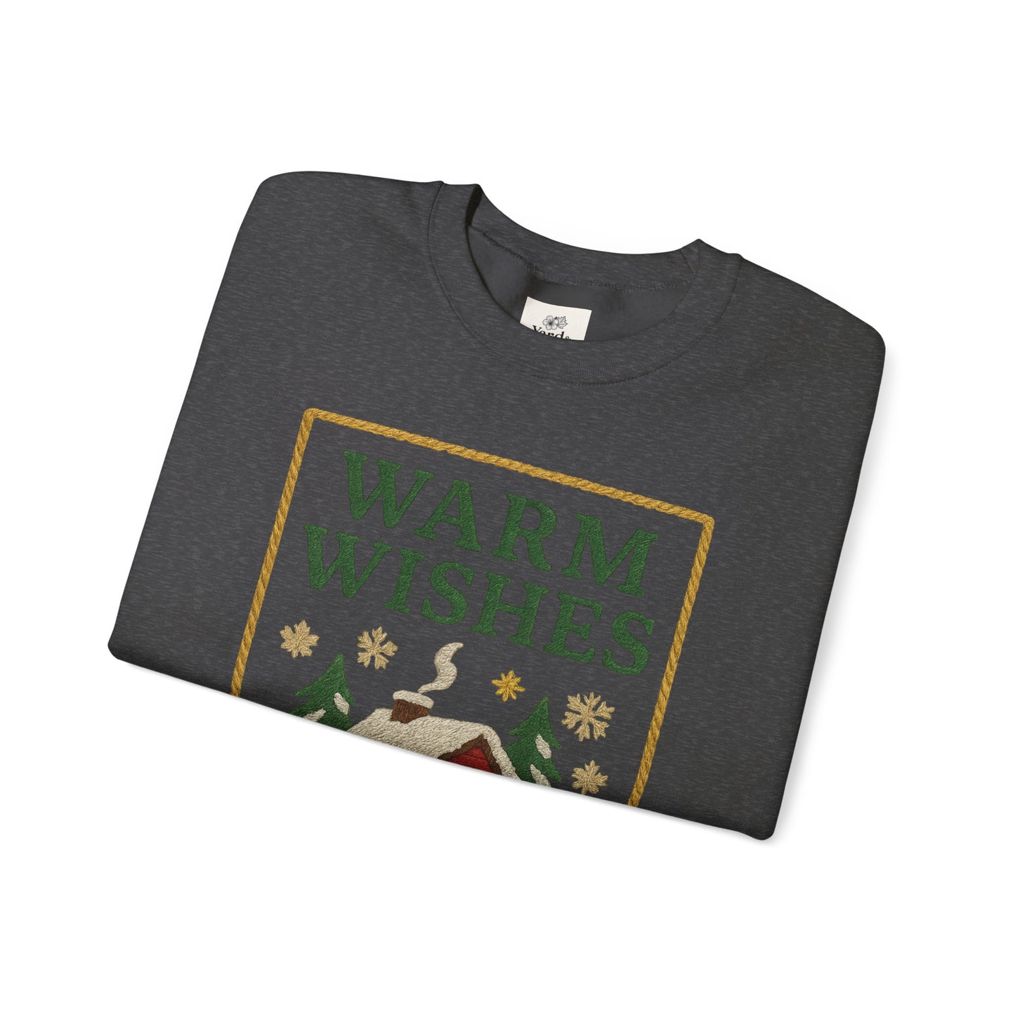 Cozy Warm Wishes Sweatshirt, Holiday Sweatshirt, Winter Fashion, Family Gathering, Gift for Her, Comfortable Crewneck