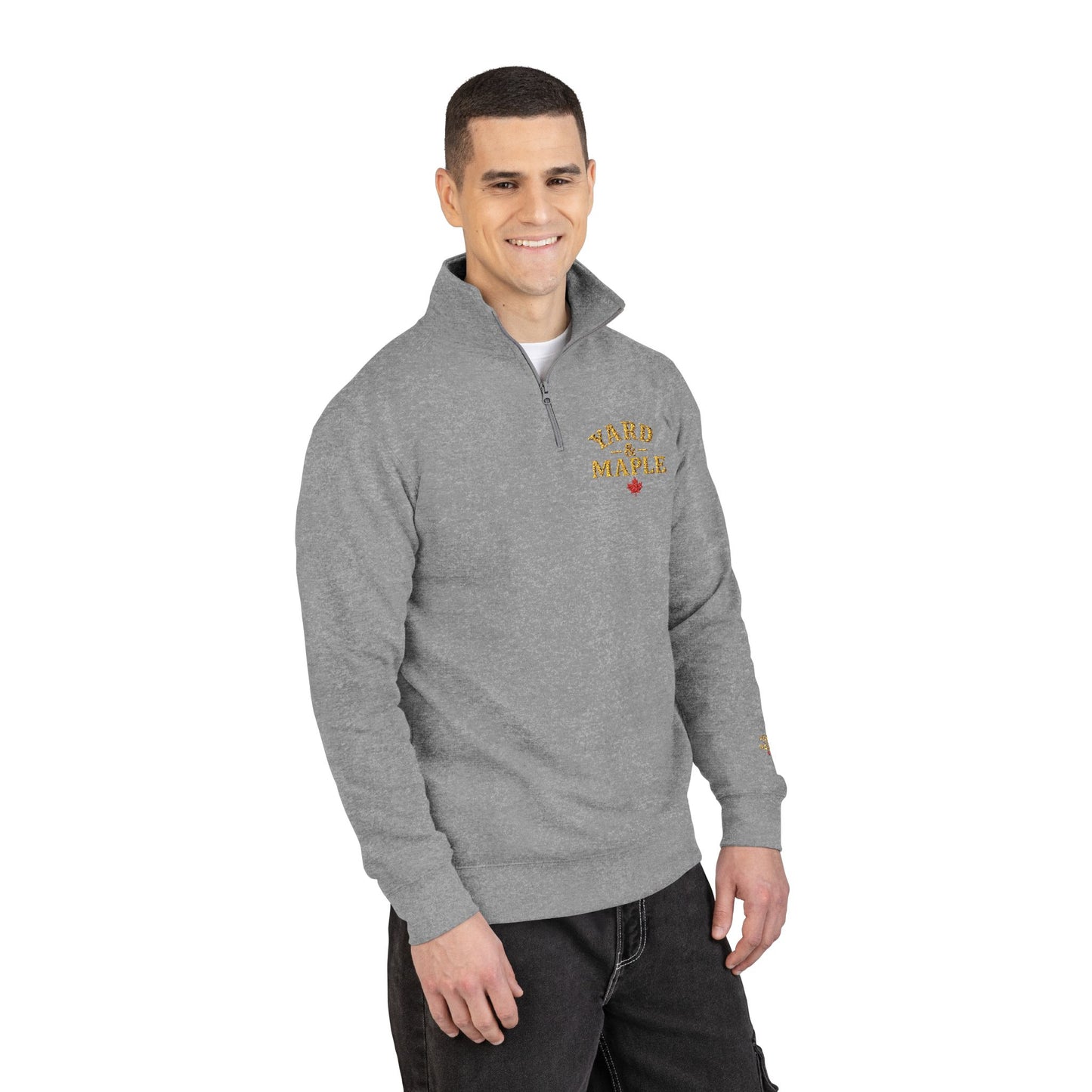 Embroidered Unisex Fleece Pullover - Cozy Casual Wear, Gift for Him/Her, Fall/Winter Style, Layering Essential, Comfortable Sweatshirt