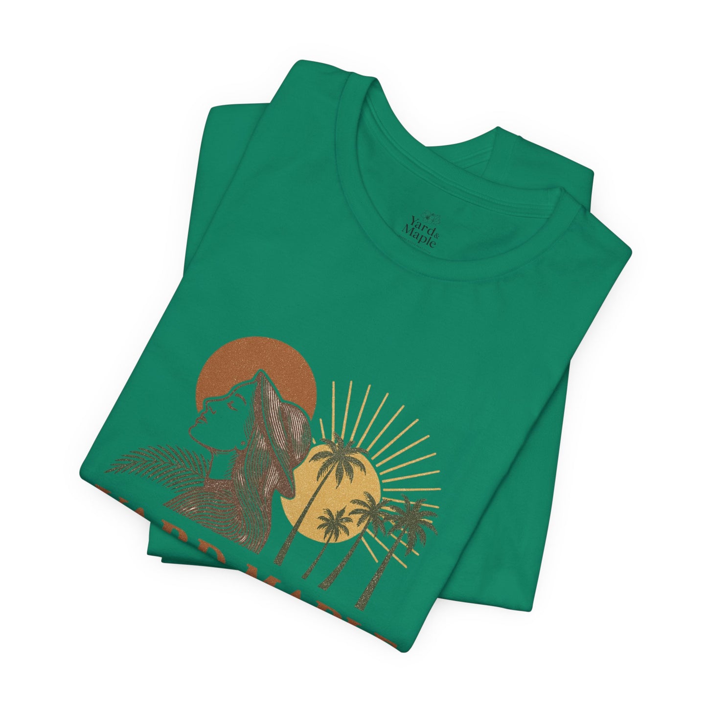 Yard Maple Graphic Tee, Casual Summer Shirt, Nature Lover Gift, Eco-Friendly Apparel, Beach Vibes Tee, Unique Unisex Apparel