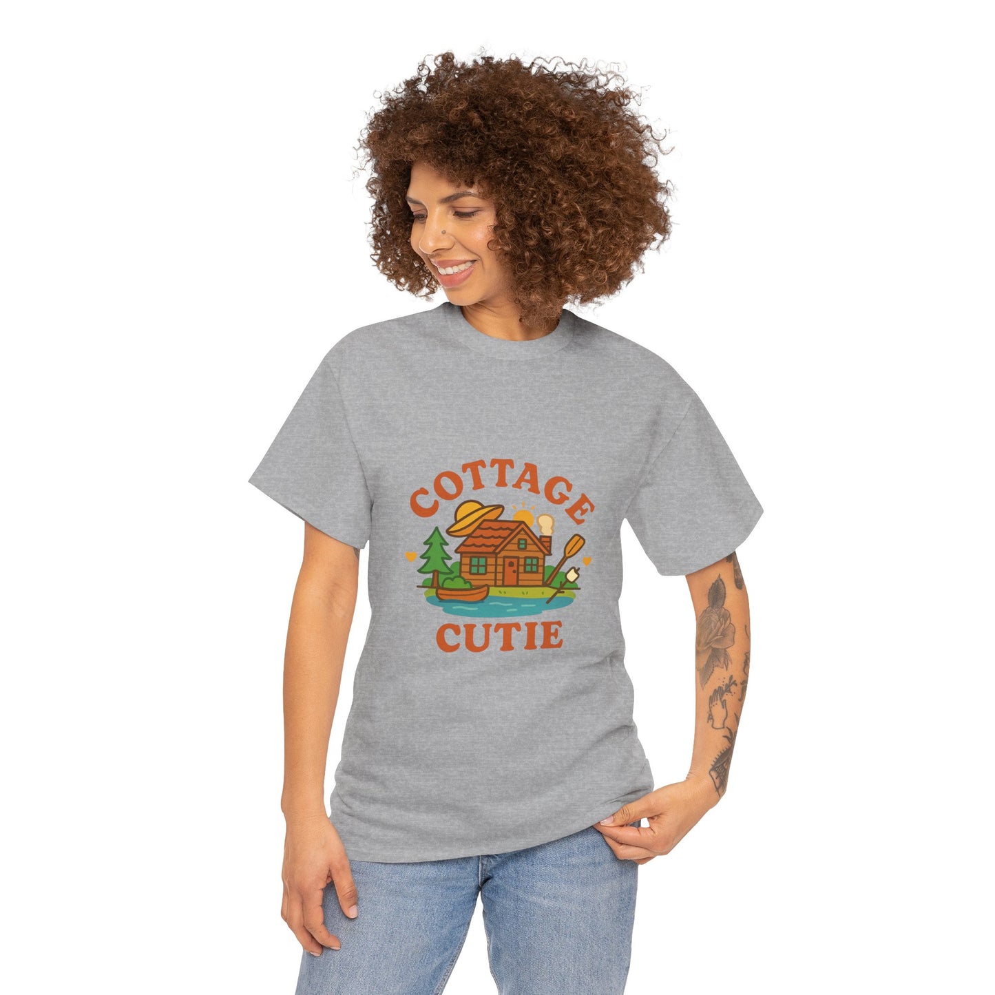 Cottage Cutie Tee, Cozy T-Shirt for Nature Lovers, Perfect Gift for Cottagers, Summer Parties, Casual Wear