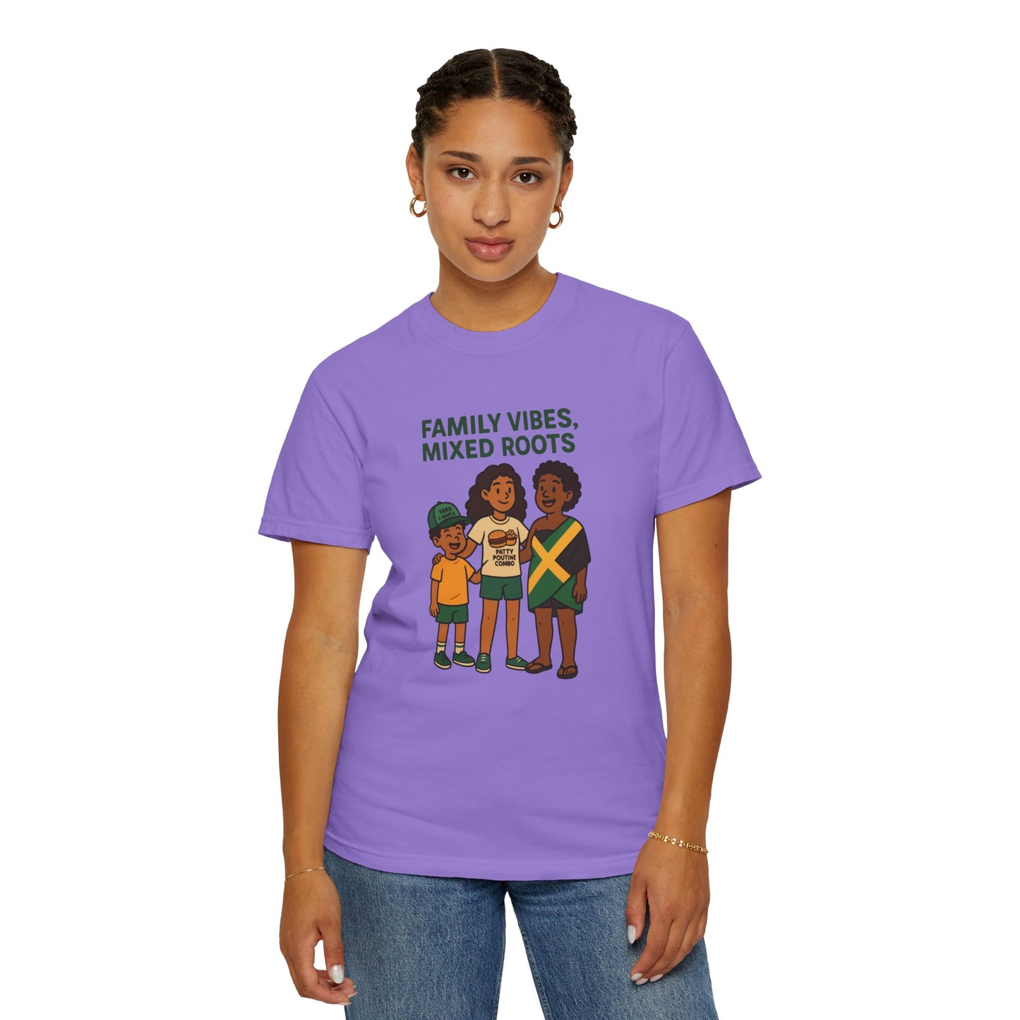 Family Vibes T-Shirt, Unisex Clothing, Mixed Roots Shirt, Family Reunion Outfit, Cultural Celebration Apparel, Summer Casual Wear