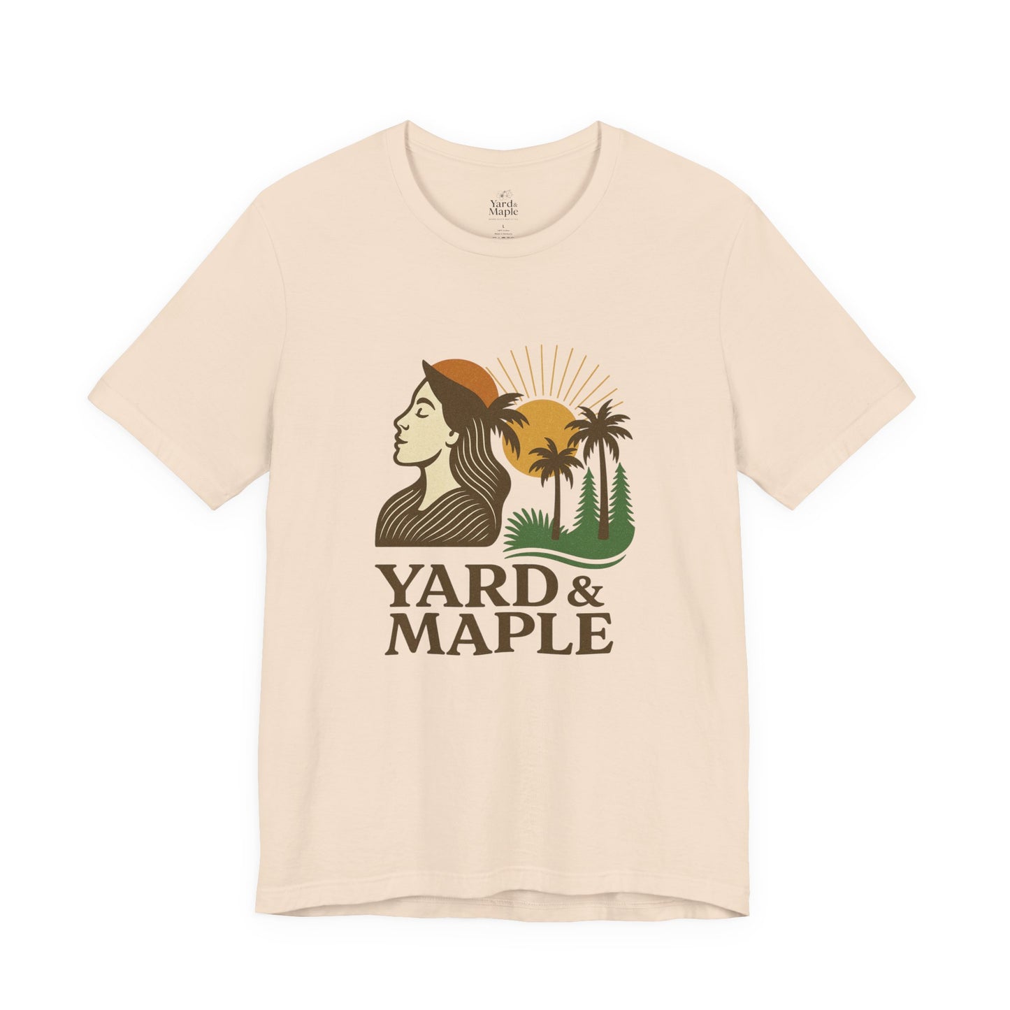 Yard & Maple Graphic Tee, Nature Inspired Unisex Shirt, Outdoor Lover Gift, Summer Vibes, Casual Wear, Vacation Essentials