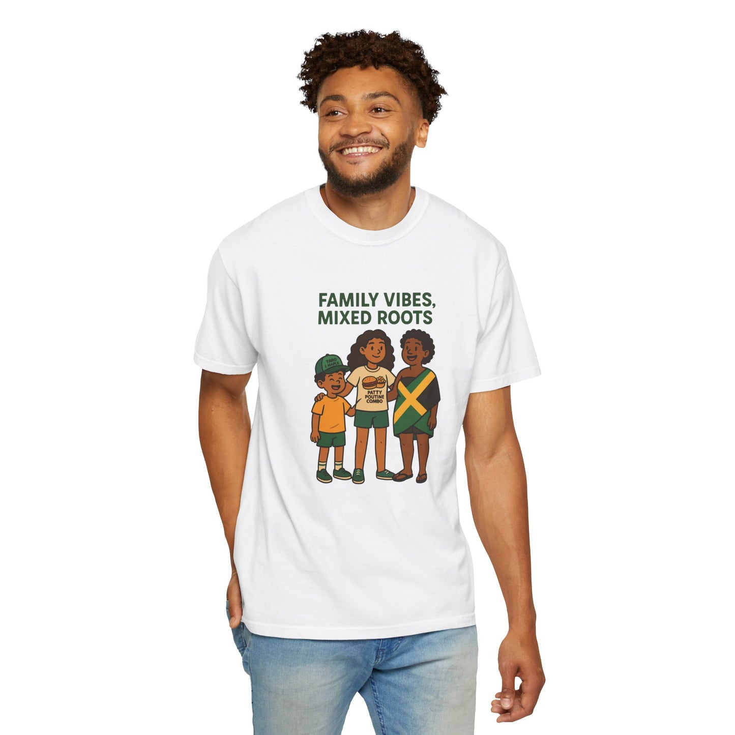 Family Vibes T-Shirt, Unisex Clothing, Mixed Roots Shirt, Family Reunion Outfit, Cultural Celebration Apparel, Summer Casual Wear
