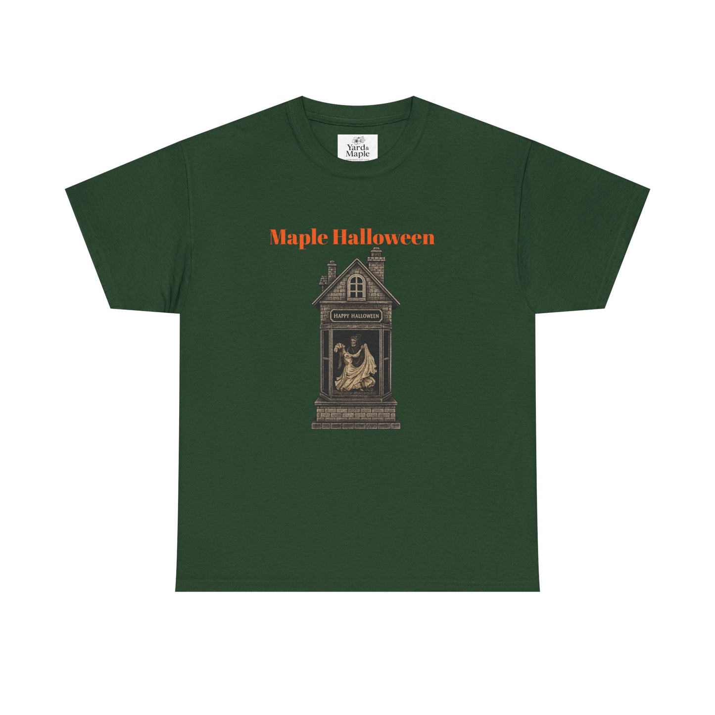 Halloween Graphic Tee, Spooky Season Shirt, Maple Halloween T-Shirt, Unisex Cotton Tee, Fall Fashion Top, Holiday Gift