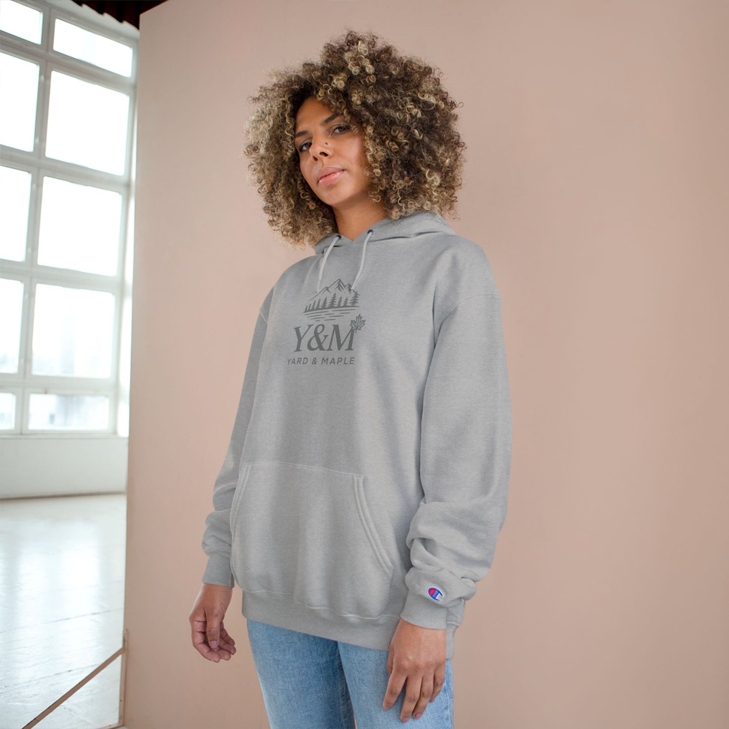 Nature-Inspired Champion Hoodie | Cozy & Stylish Outdoor Apparel for Adventurers, Gift for Hikers, Camping, Travelwear, Casual Outfit