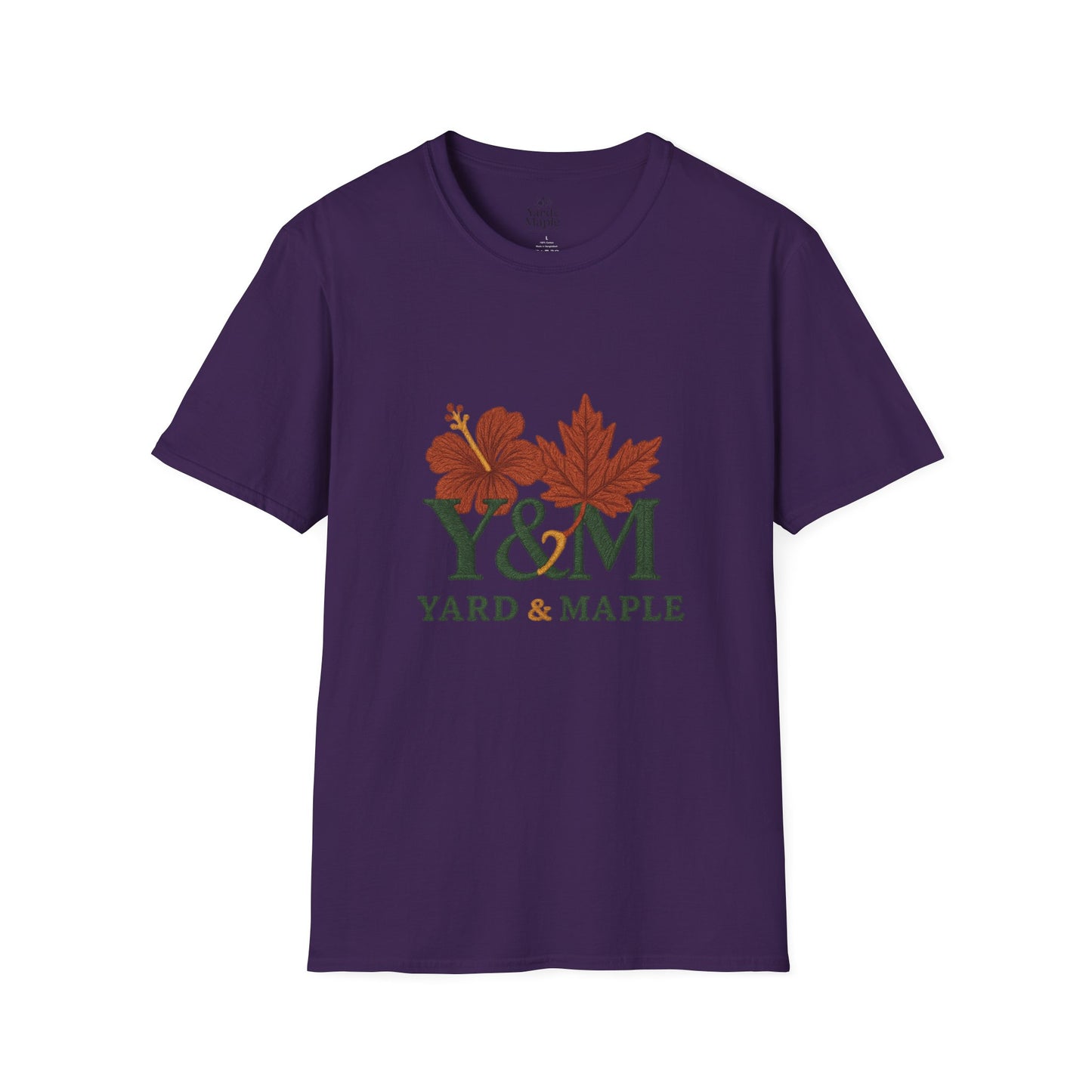 Yard & Maple Floral Unisex T-Shirt, Casual Tee, Nature Lover Gift, Spring Fashion, Graphic Shirt, Eco-Friendly Apparel