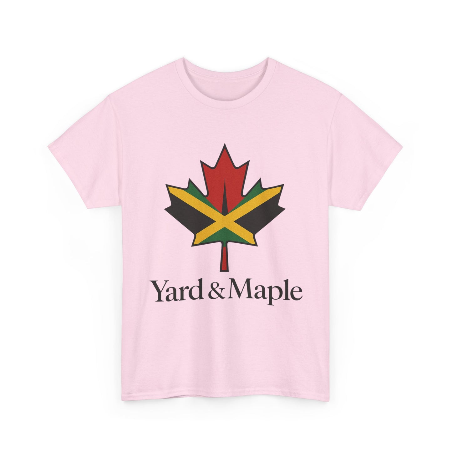 Yard & Maple Unisex Heavy Cotton Tee | Jamaican Pride, Canada Love, Streetwear, Gift for Him/Her, Summer Vibes
