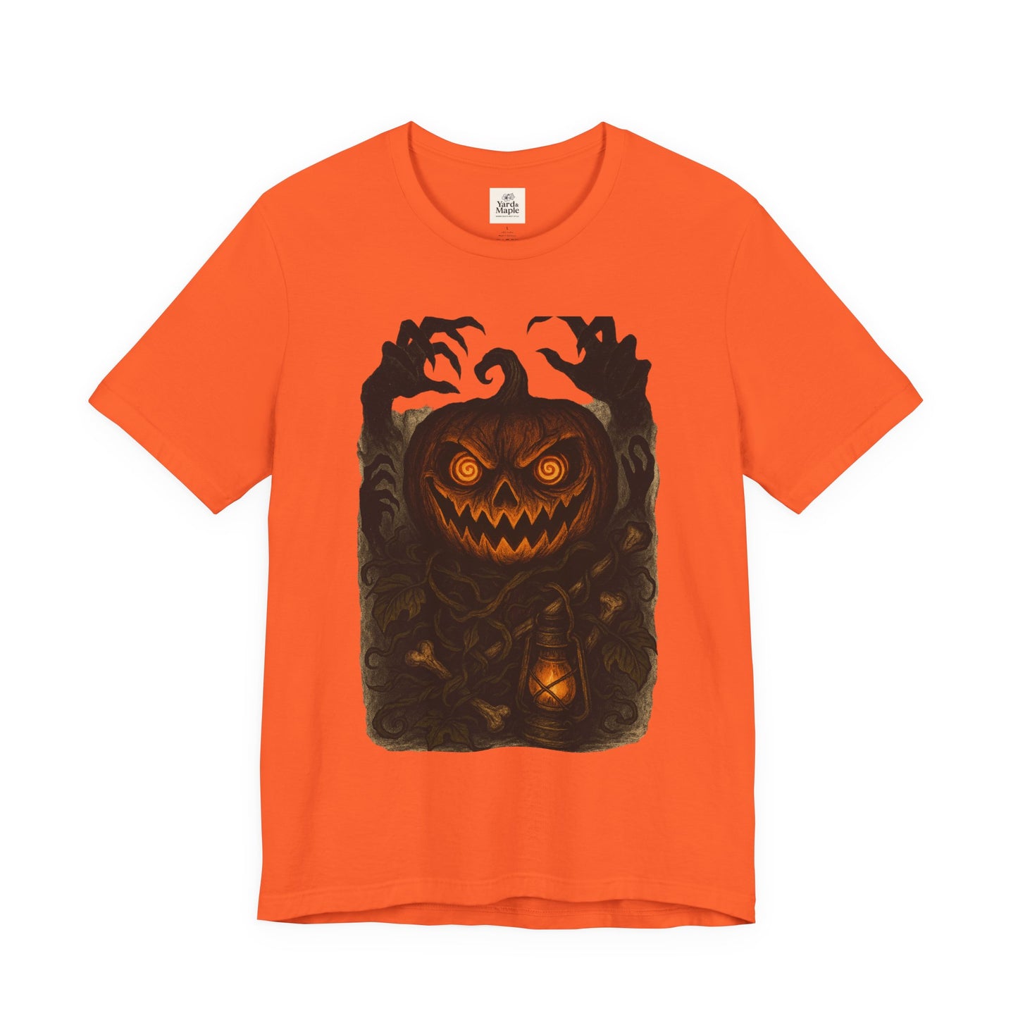 Halloween Pumpkin Tee, Unisex Jersey Short Sleeve Shirt, Fall Festival Apparel, Spooky T-Shirt, Trick or Treat Gift, Autumn Vibes