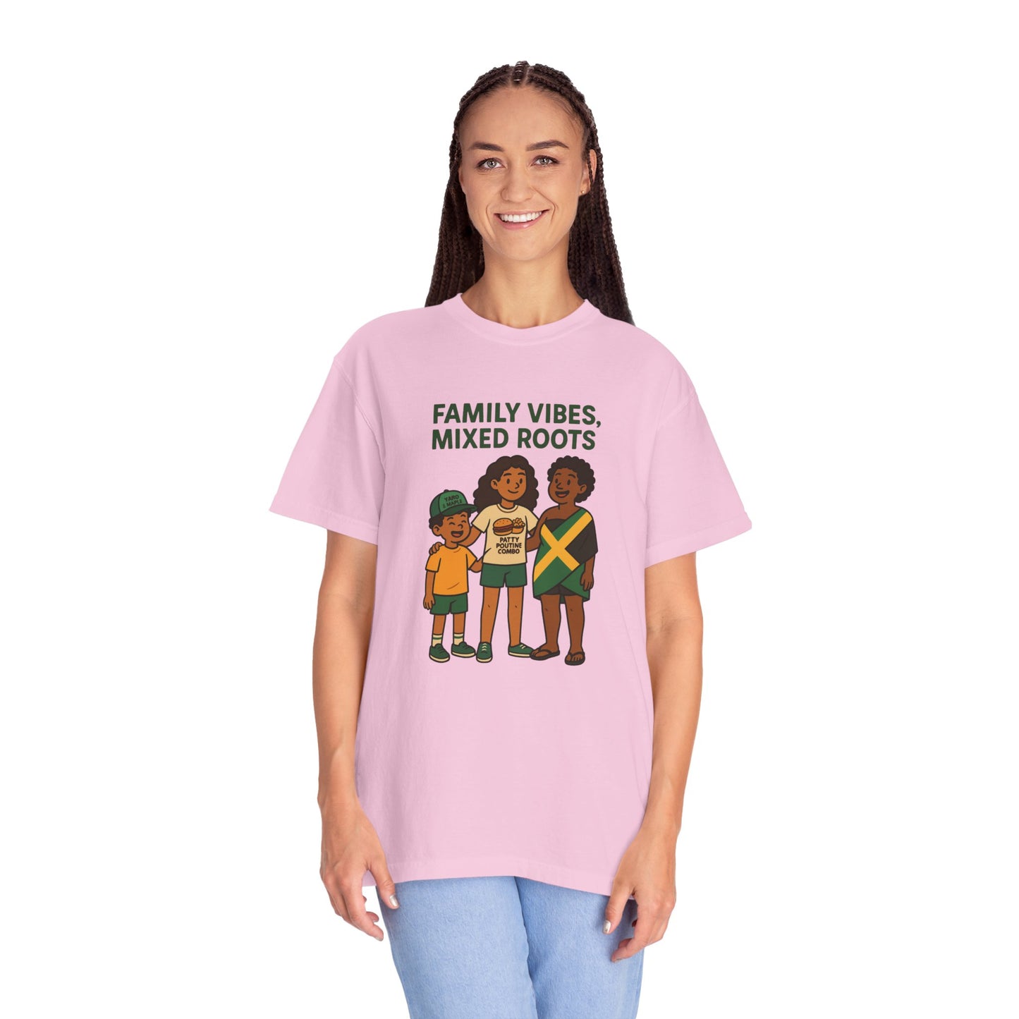 Family Vibes T-Shirt, Unisex Clothing, Mixed Roots Shirt, Family Reunion Outfit, Cultural Celebration Apparel, Summer Casual Wear