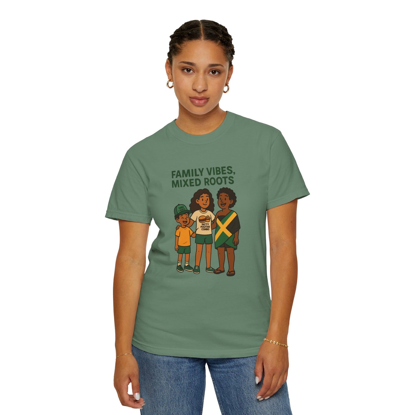 Family Vibes T-Shirt, Unisex Clothing, Mixed Roots Shirt, Family Reunion Outfit, Cultural Celebration Apparel, Summer Casual Wear