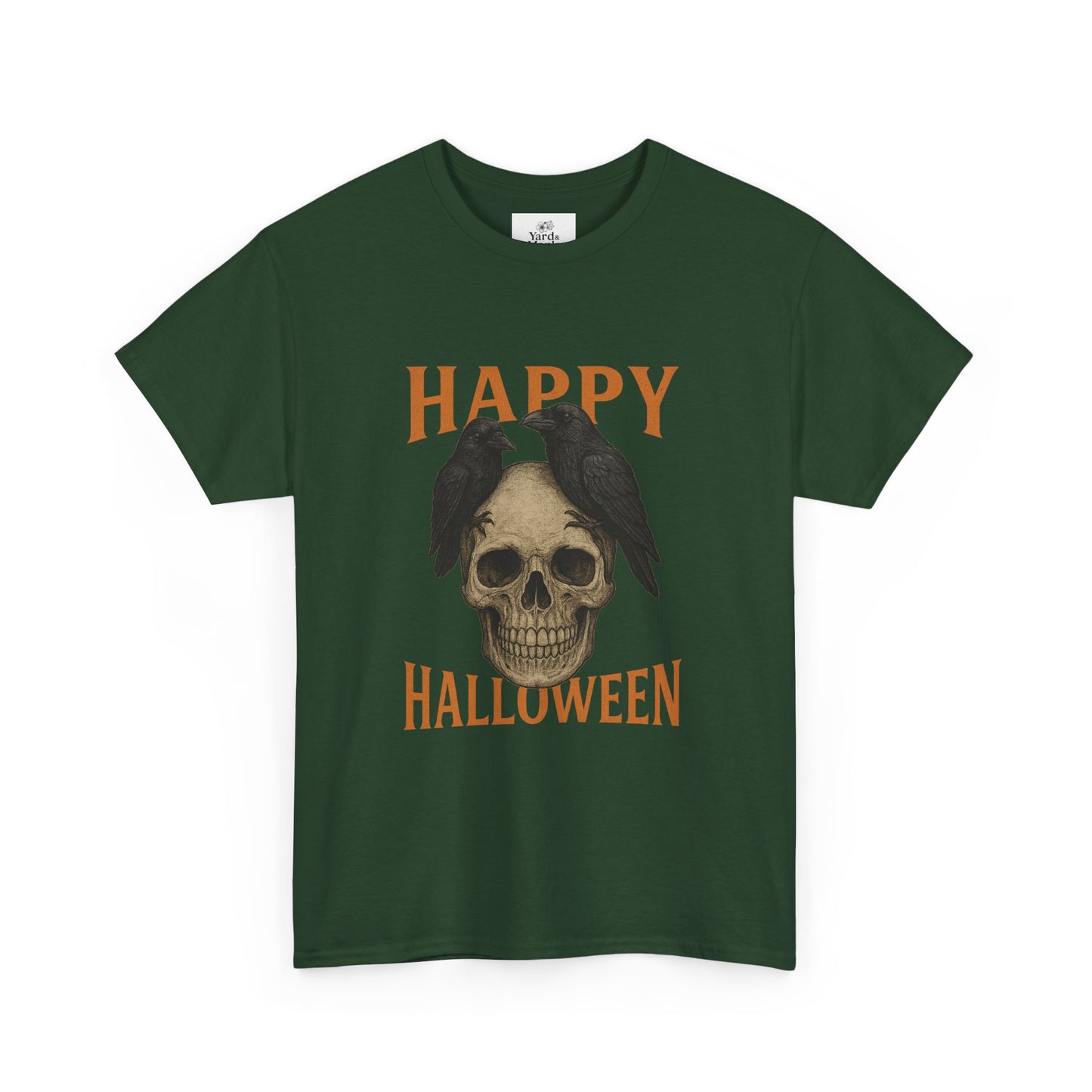 Halloween Skull Unisex Cotton Tee, Spooky T-Shirt, October Fashion, Costume Party Wear, Fall Celebration Shirt