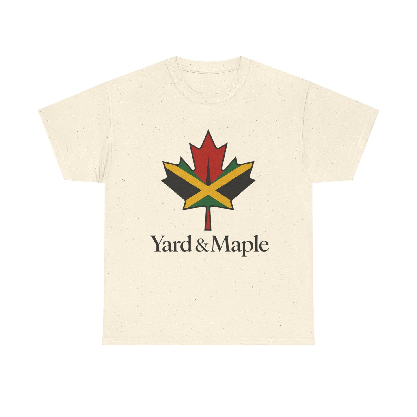 Yard & Maple Unisex Heavy Cotton Tee | Jamaican Pride, Canada Love, Streetwear, Gift for Him/Her, Summer Vibes