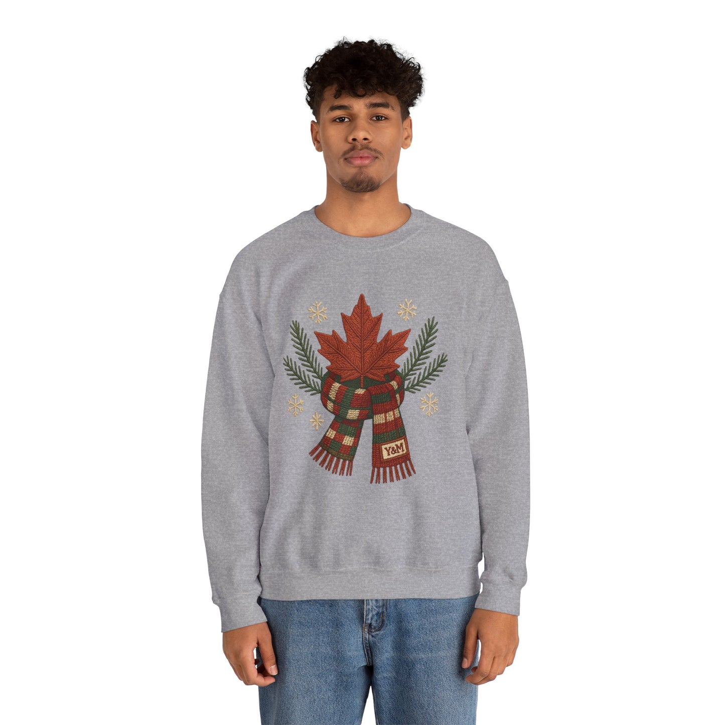 Cozy Holiday Sweatshirt, Festive Crewneck, Christmas Gift, Winter Apparel, Casual Wear, Unisex Winter Sweatshirt
