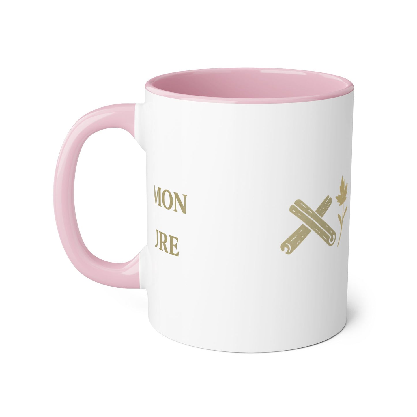 Cinnamon & Culture Accent Mug, Cozy Coffee Cup for Tea Lovers, Perfect Gift for Friends, Coffee Mug for Home, Unique Kitchen Decor