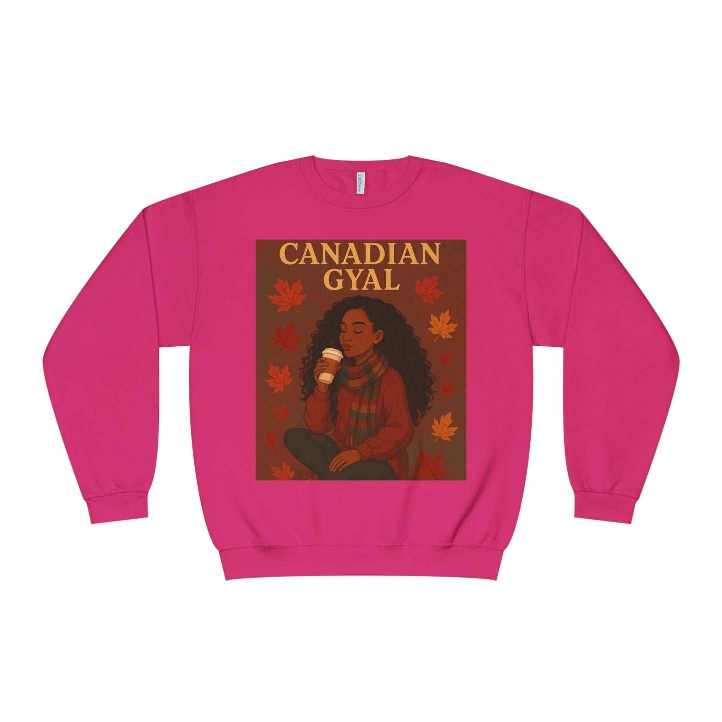 Canadian Gyal Sweatshirt, Cozy Fall Crewneck, Canada Pride Apparel, Autumn Casual Wear, Unisex Gift for Her