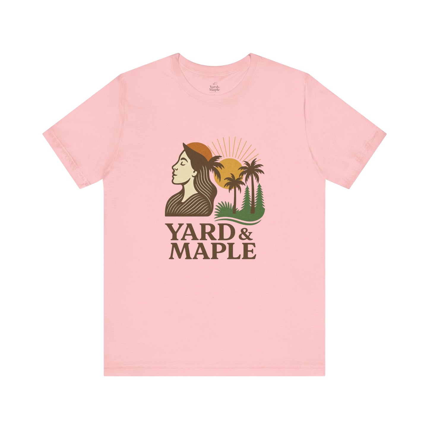 Yard & Maple Graphic Tee, Nature Inspired Unisex Shirt, Outdoor Lover Gift, Summer Vibes, Casual Wear, Vacation Essentials