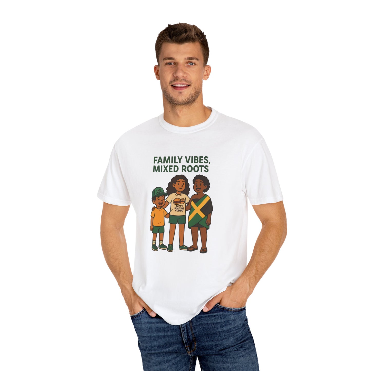 Family Vibes T-Shirt, Unisex Clothing, Mixed Roots Shirt, Family Reunion Outfit, Cultural Celebration Apparel, Summer Casual Wear