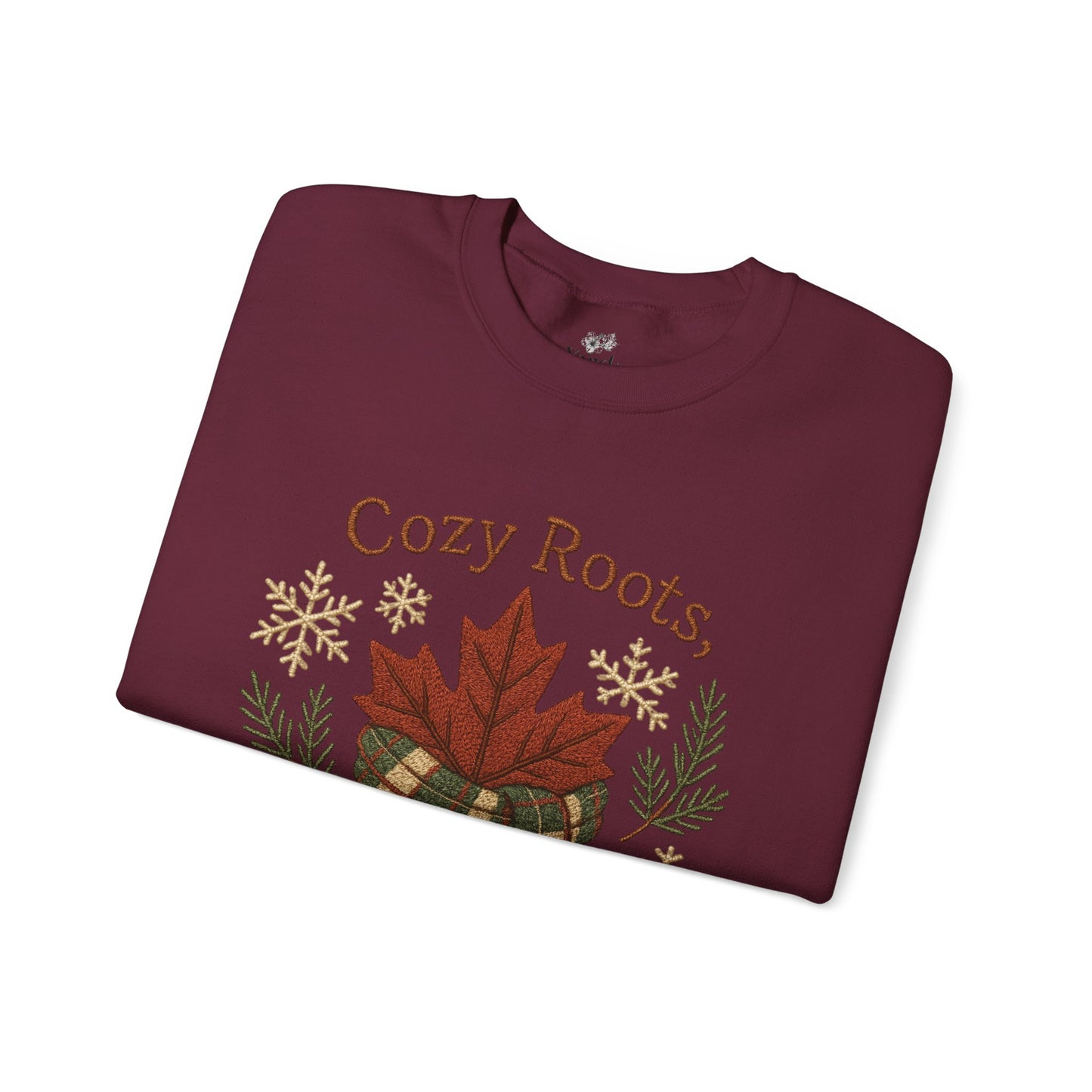 Cozy Roots Crewneck Sweatshirt: Warm Hearts Gift, Fall Fashion, Winter Apparel, Unisex Sweatshirt, Holiday Sweater