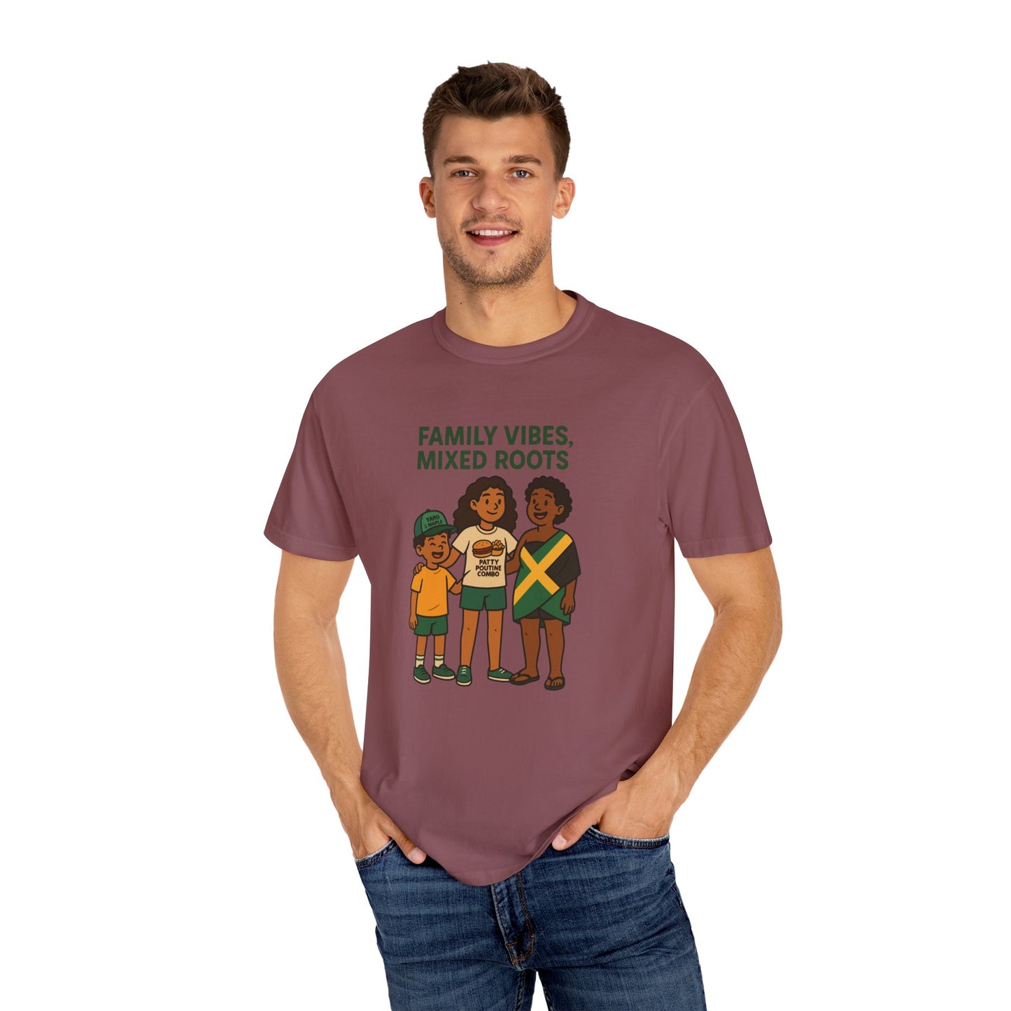 Family Vibes T-Shirt, Unisex Clothing, Mixed Roots Shirt, Family Reunion Outfit, Cultural Celebration Apparel, Summer Casual Wear