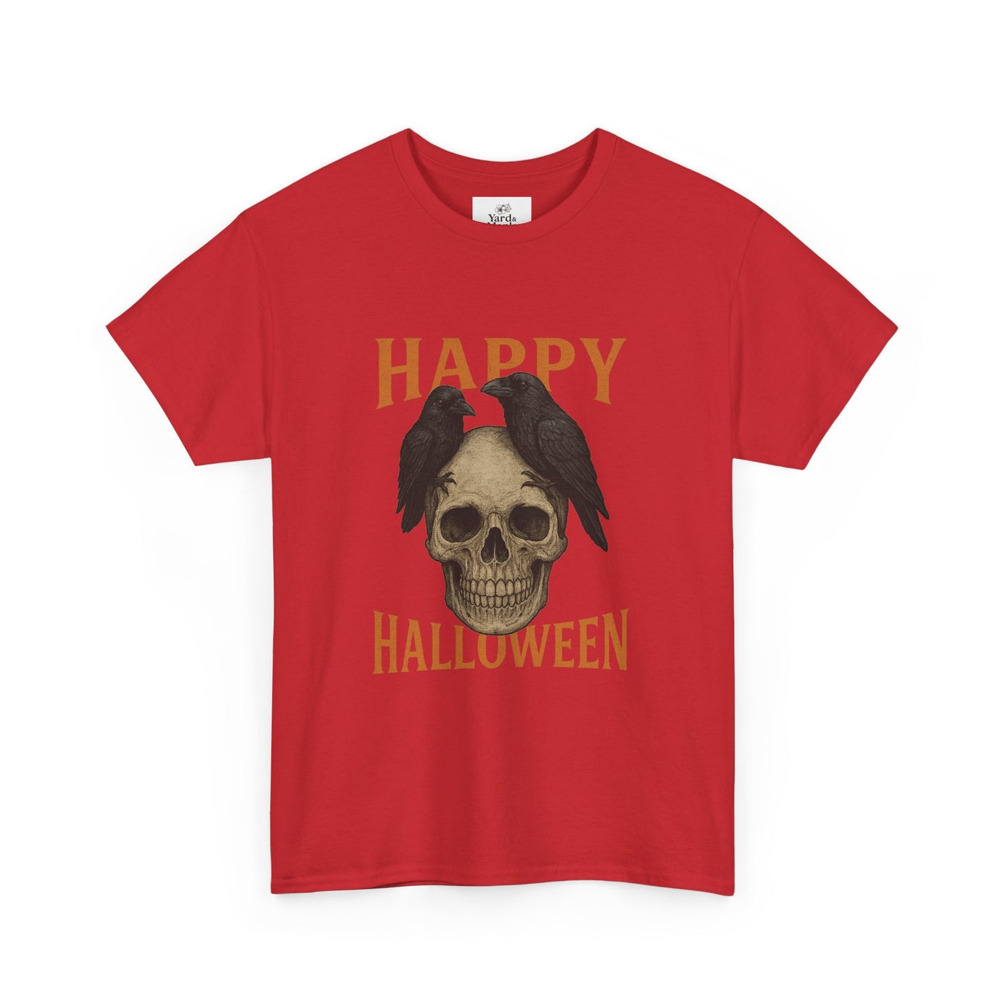 Halloween Skull Unisex Cotton Tee, Spooky T-Shirt, October Fashion, Costume Party Wear, Fall Celebration Shirt