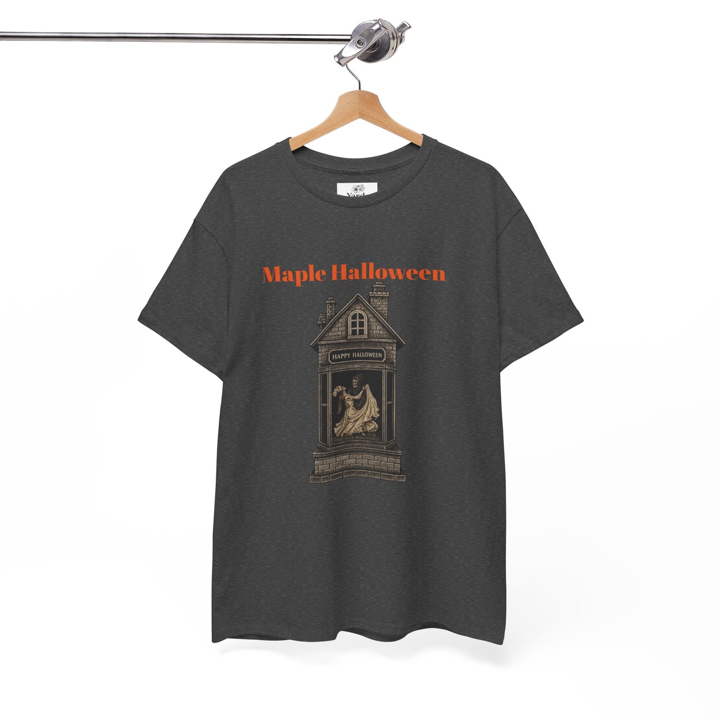 Halloween Graphic Tee, Spooky Season Shirt, Maple Halloween T-Shirt, Unisex Cotton Tee, Fall Fashion Top, Holiday Gift