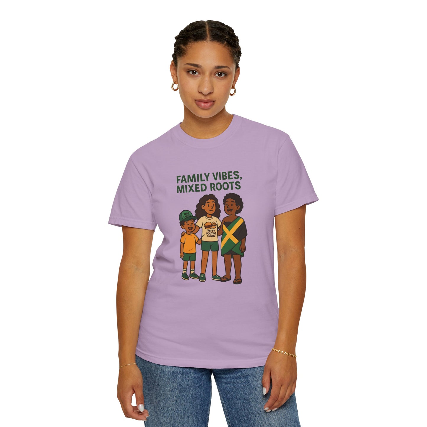 Family Vibes T-Shirt, Unisex Clothing, Mixed Roots Shirt, Family Reunion Outfit, Cultural Celebration Apparel, Summer Casual Wear