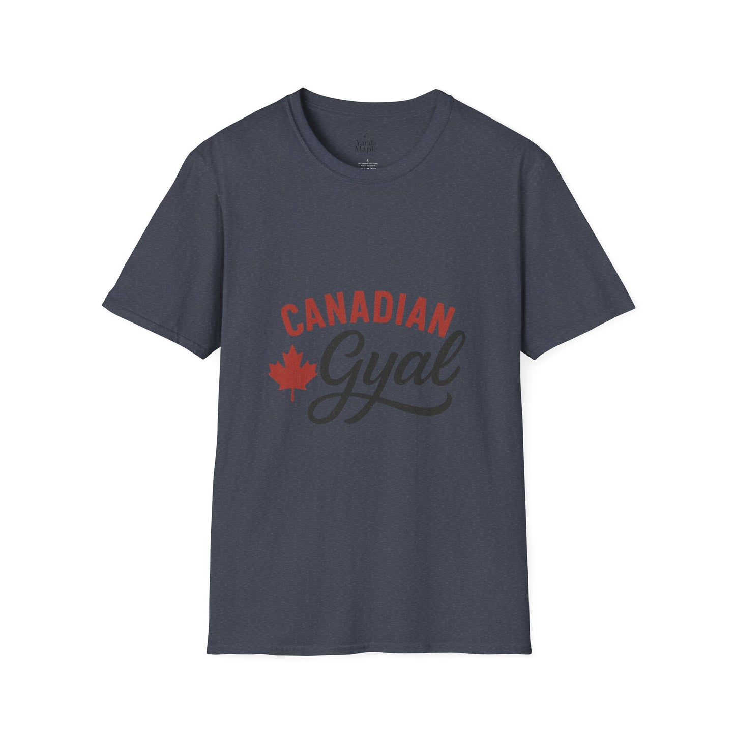 Canada Pride T-Shirt, Canadian Gyal Graphic Tee, Unisex T-Shirt for Her, Canada Day Gift, Maple Leaf Apparel
