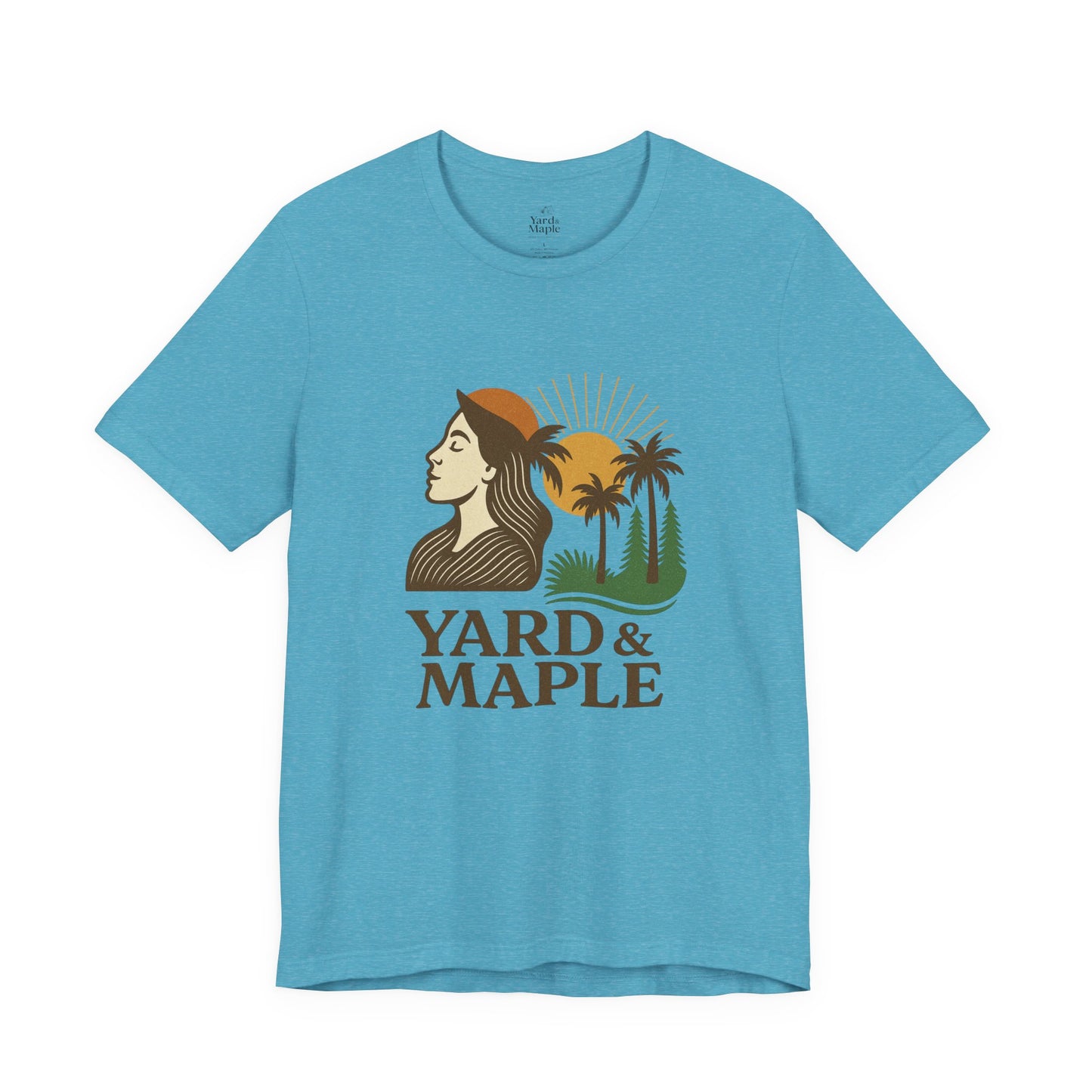 Yard & Maple Graphic Tee, Nature Inspired Unisex Shirt, Outdoor Lover Gift, Summer Vibes, Casual Wear, Vacation Essentials