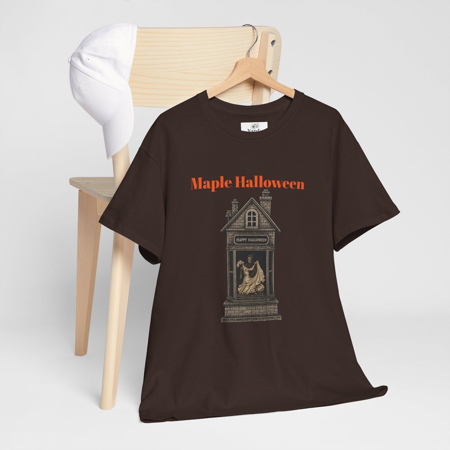 Halloween Graphic Tee, Spooky Season Shirt, Maple Halloween T-Shirt, Unisex Cotton Tee, Fall Fashion Top, Holiday Gift