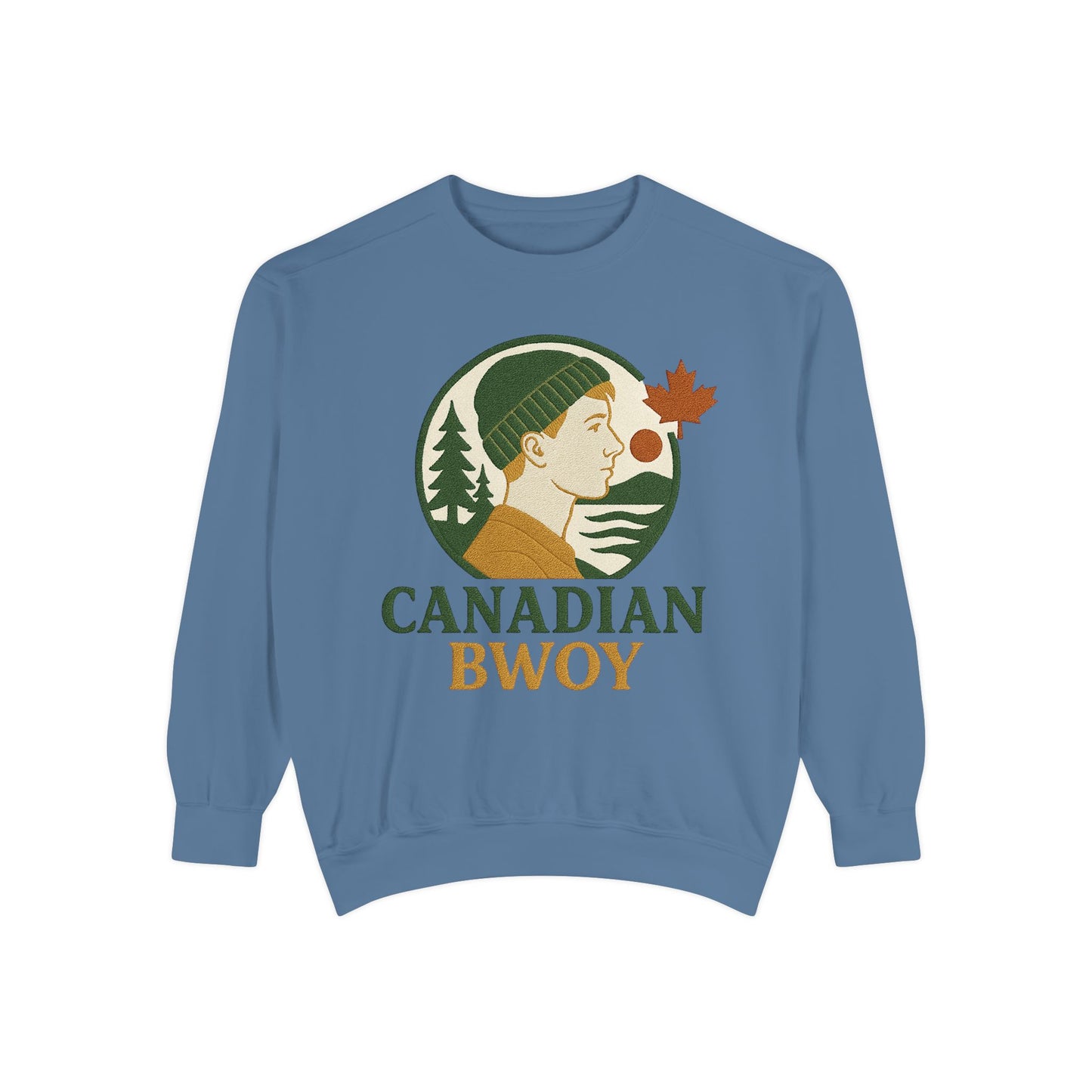 Canadian Bwoy Sweatshirt, Unisex Cozy Apparel, Gift for Canada Day, Casual Streetwear, Nature Lover Sweatshirt, Fall Fashion