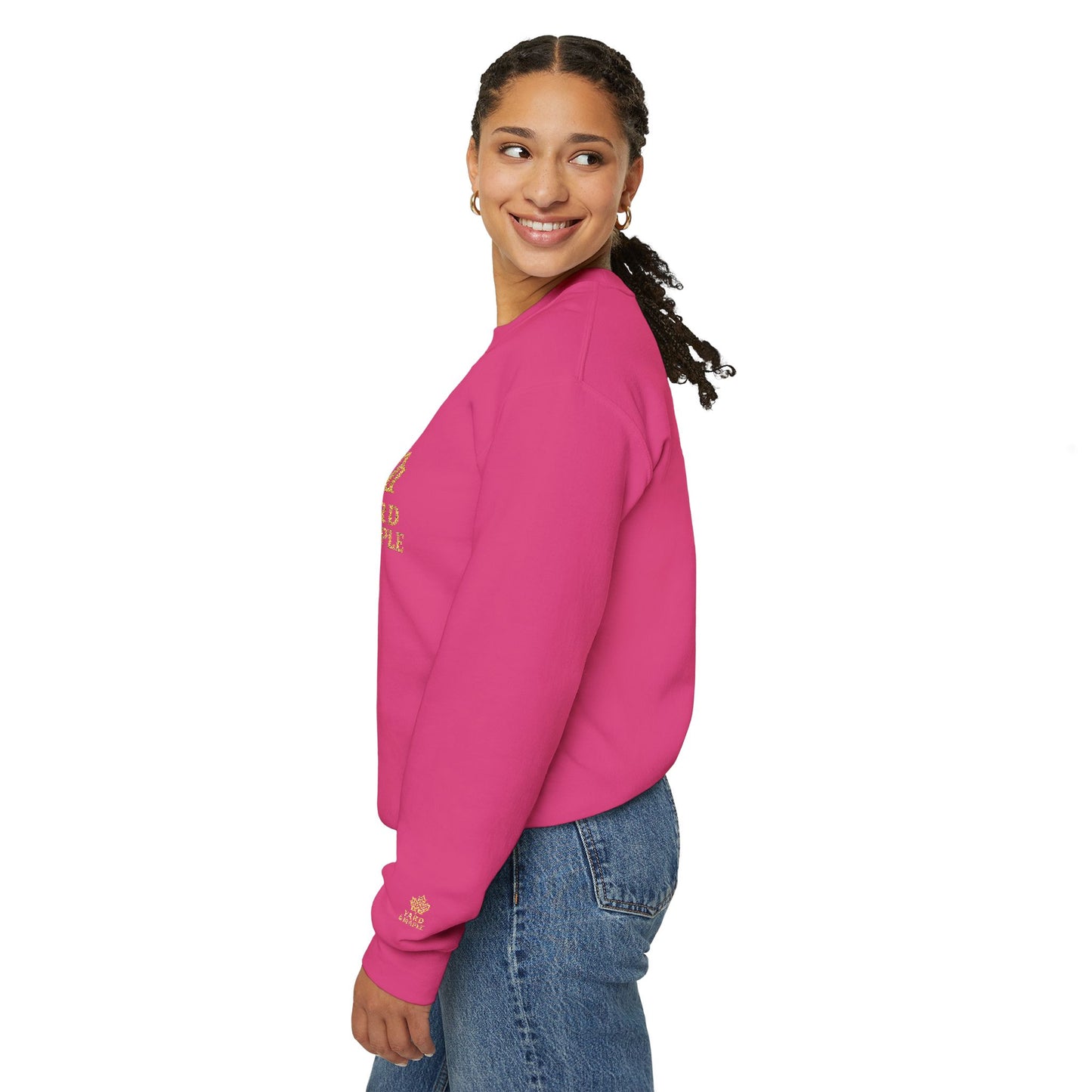 Cozy Unisex Crewneck Sweatshirt with Embroidered Leaf Design, Perfect for Fall, Thanksgiving, Casual Outings, Friends and Family Gatherings, Gifts