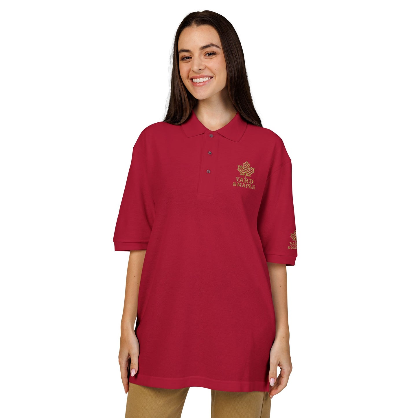 Embroidered Unisex Polo Shirt - Casual Comfort for Every Occasion, Perfect for Work, Relaxation, Gifts, Outdoor Events, Summer Style