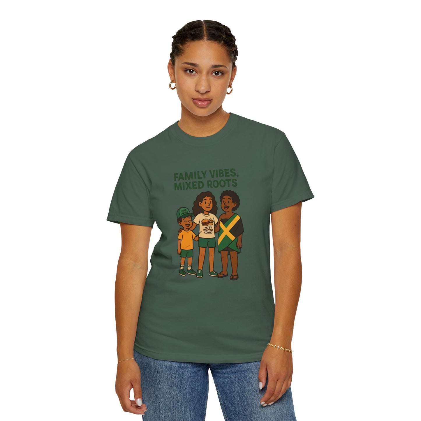 Family Vibes T-Shirt, Unisex Clothing, Mixed Roots Shirt, Family Reunion Outfit, Cultural Celebration Apparel, Summer Casual Wear