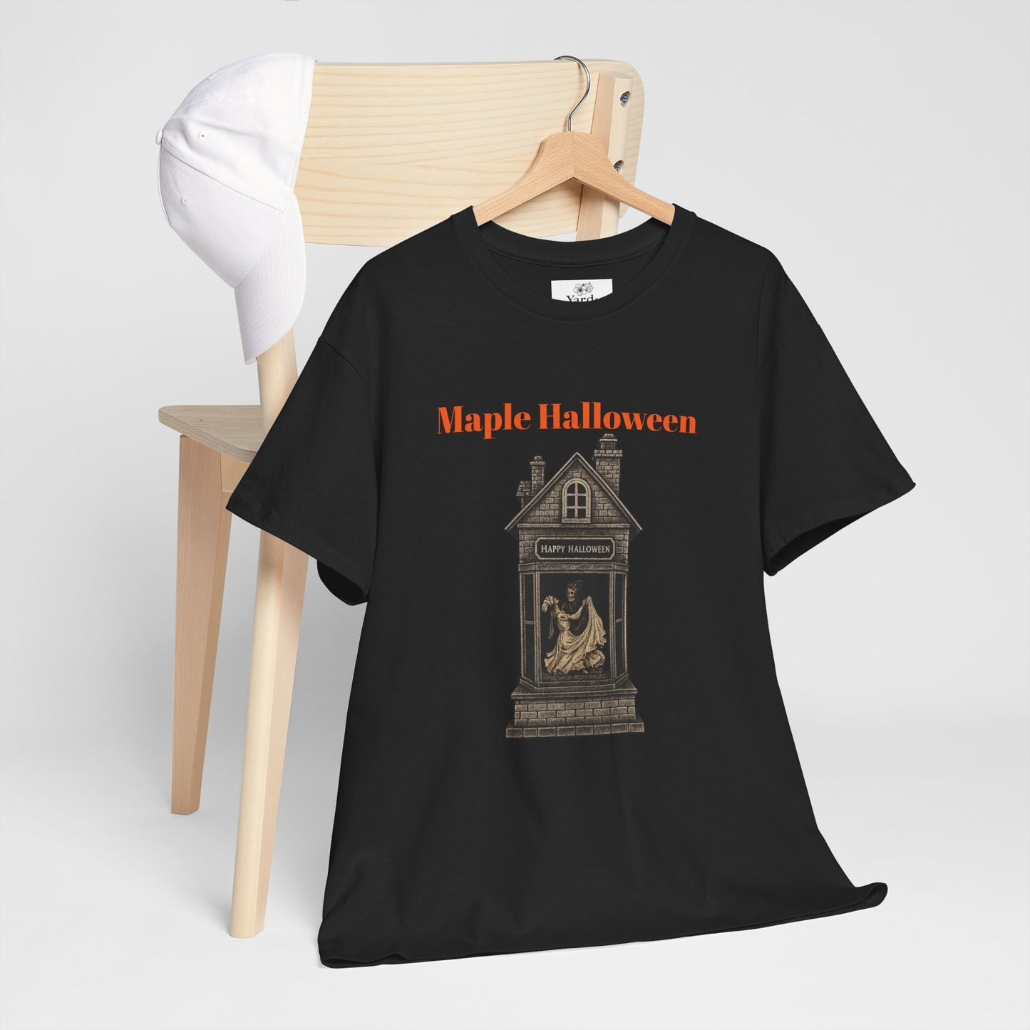 Halloween Graphic Tee, Spooky Season Shirt, Maple Halloween T-Shirt, Unisex Cotton Tee, Fall Fashion Top, Holiday Gift