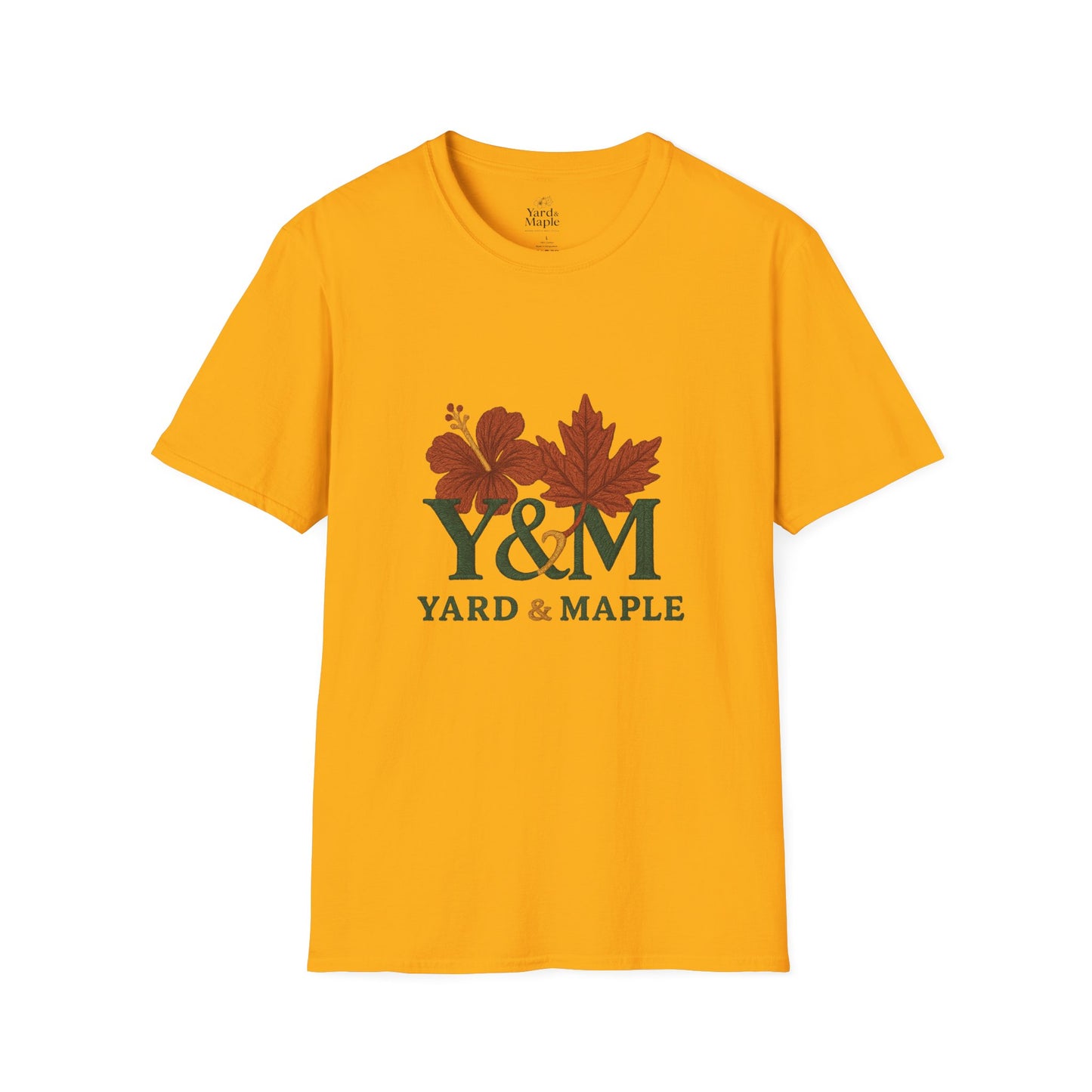 Yard & Maple Floral Unisex T-Shirt, Casual Tee, Nature Lover Gift, Spring Fashion, Graphic Shirt, Eco-Friendly Apparel
