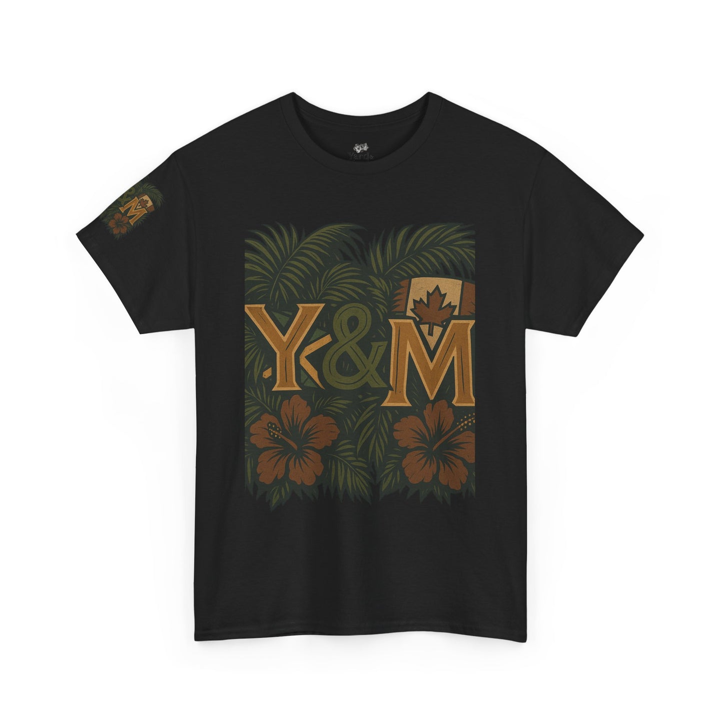 Tropical Vibes Unisex Heavy Cotton Tee, Casual Wear, Perfect for Summer, Beach Days, Gift for Him/Her