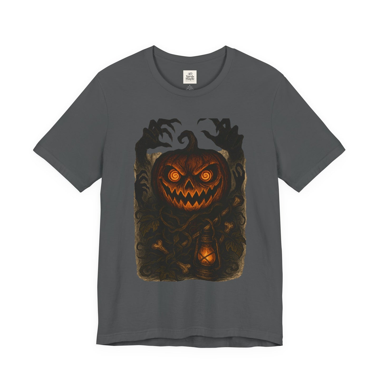 Halloween Pumpkin Tee, Unisex Jersey Short Sleeve Shirt, Fall Festival Apparel, Spooky T-Shirt, Trick or Treat Gift, Autumn Vibes