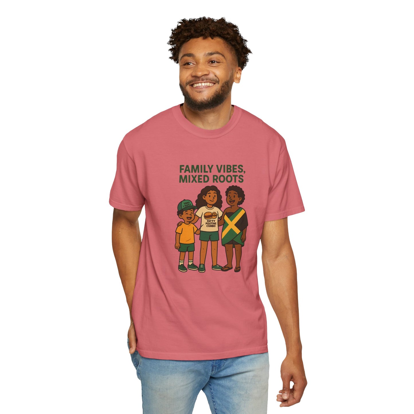 Family Vibes T-Shirt, Unisex Clothing, Mixed Roots Shirt, Family Reunion Outfit, Cultural Celebration Apparel, Summer Casual Wear