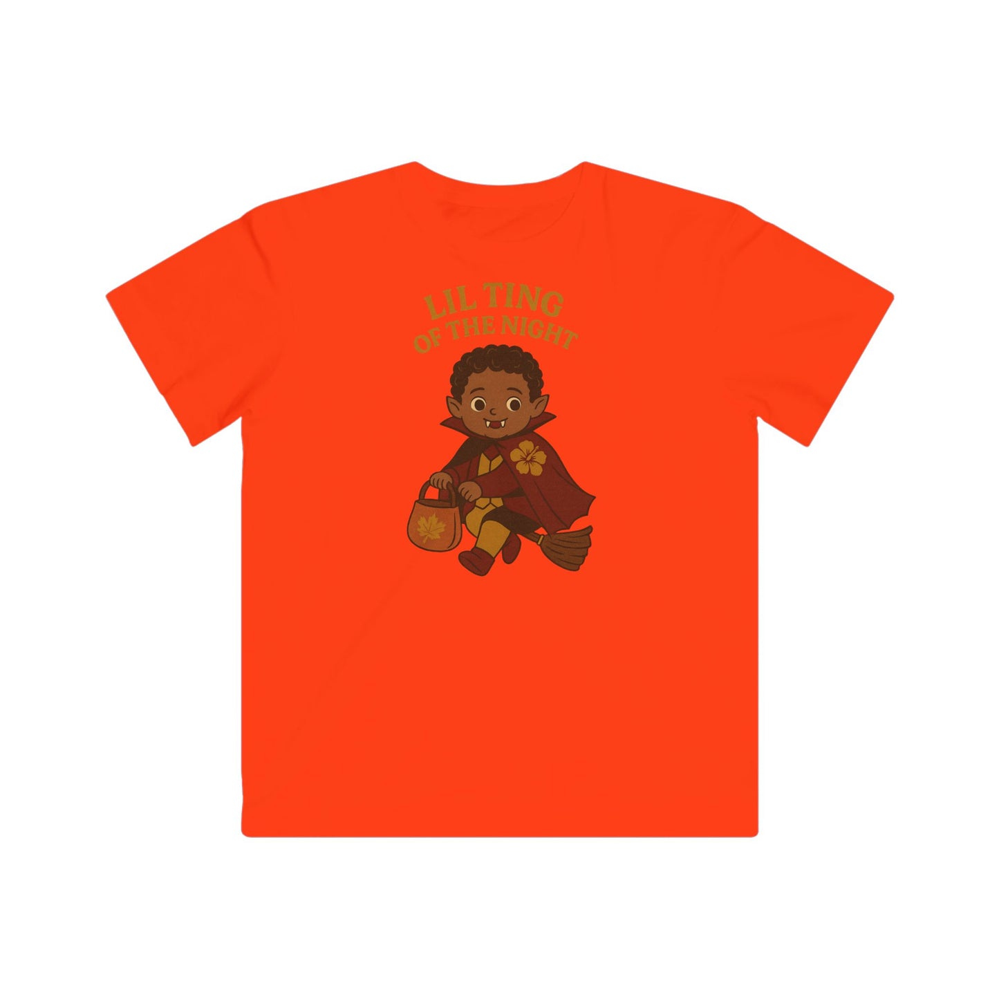 Kids Halloween Tee, Lil Ting of the Night Shirt, Spooky Costume, Autumn Apparel, Trick or Treat Shirt, Fun Kids Clothing