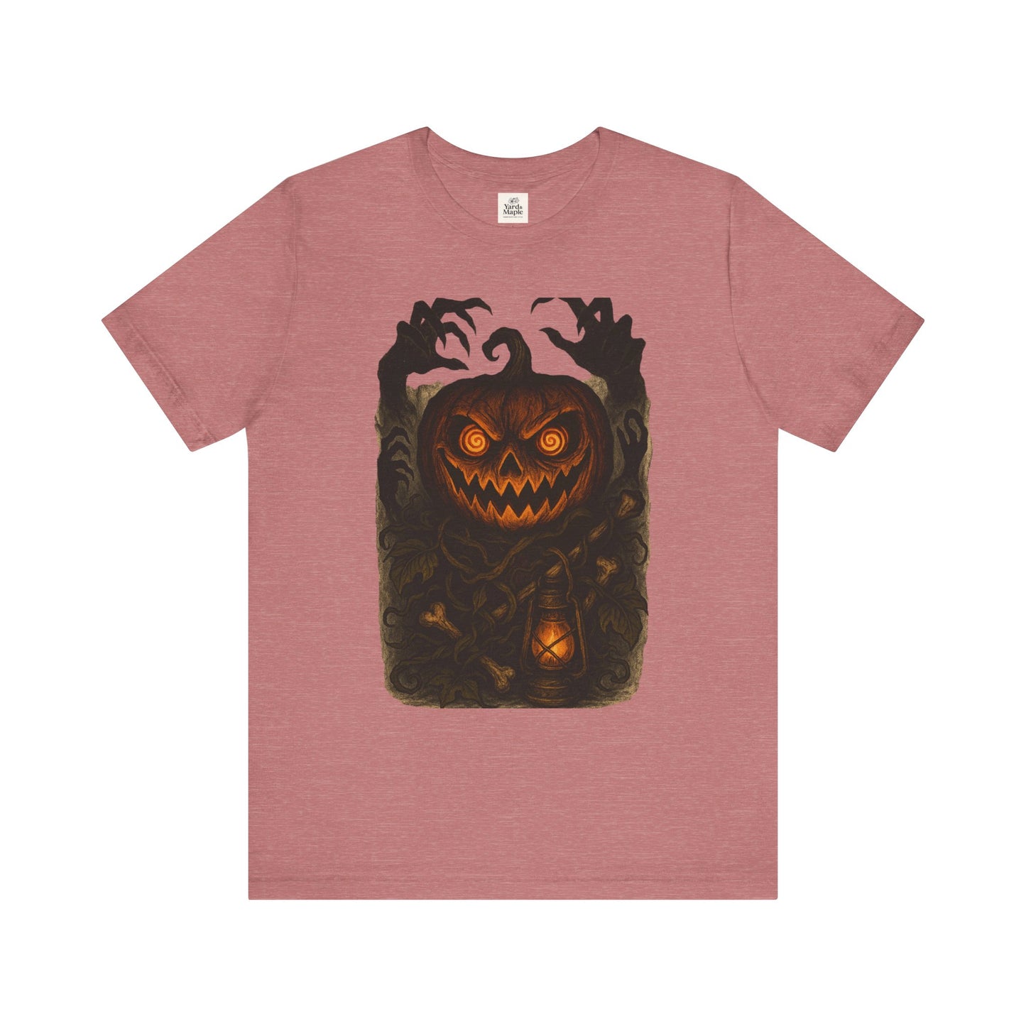 Halloween Pumpkin Tee, Unisex Jersey Short Sleeve Shirt, Fall Festival Apparel, Spooky T-Shirt, Trick or Treat Gift, Autumn Vibes