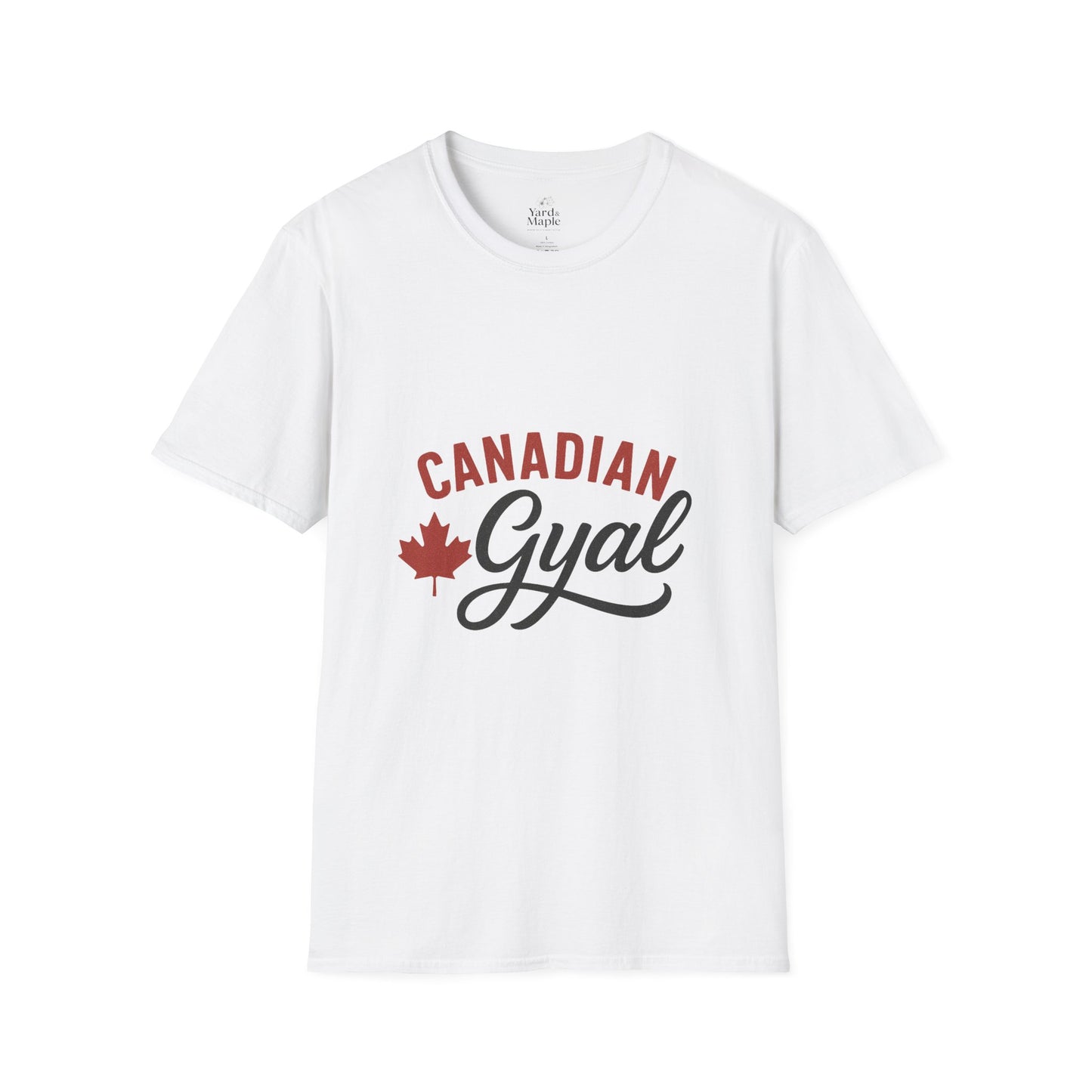 Canada Pride T-Shirt, Canadian Gyal Graphic Tee, Unisex T-Shirt for Her, Canada Day Gift, Maple Leaf Apparel