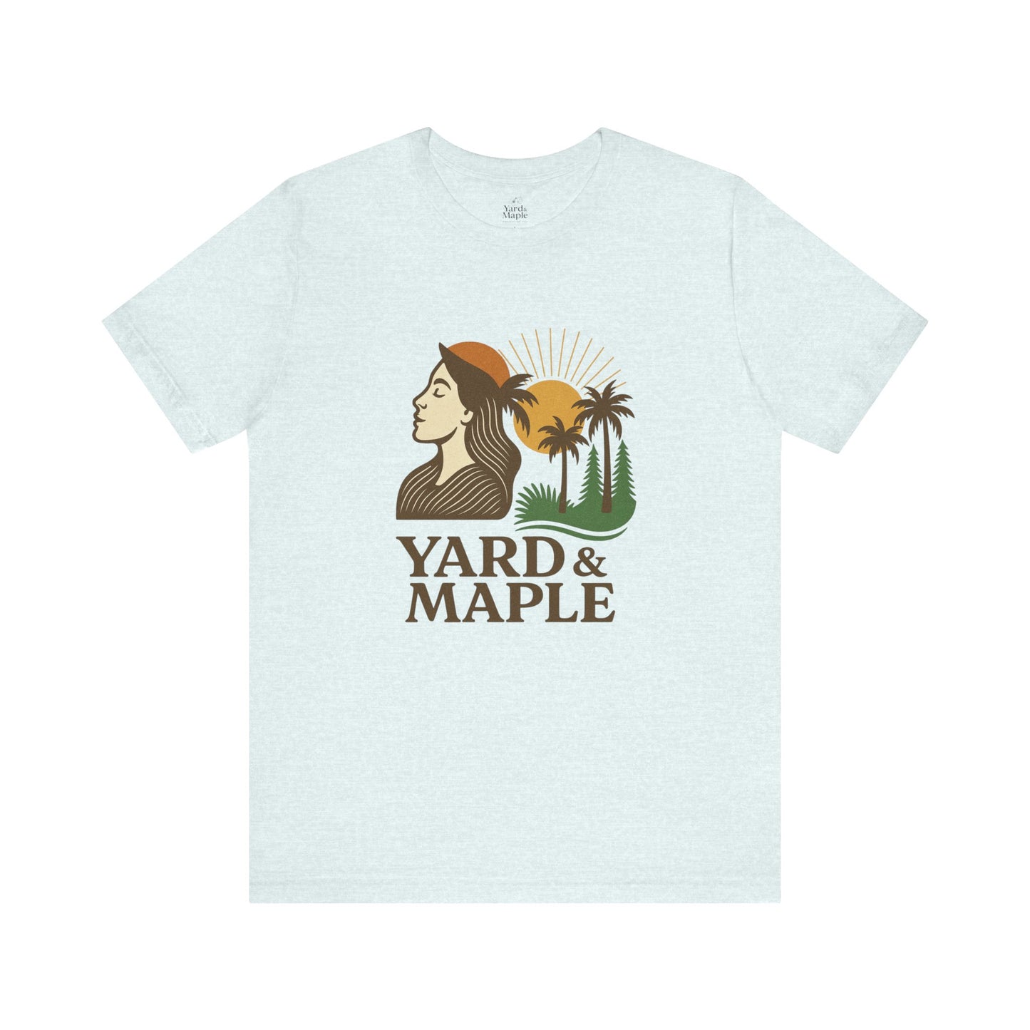 Yard & Maple Graphic Tee, Nature Inspired Unisex Shirt, Outdoor Lover Gift, Summer Vibes, Casual Wear, Vacation Essentials