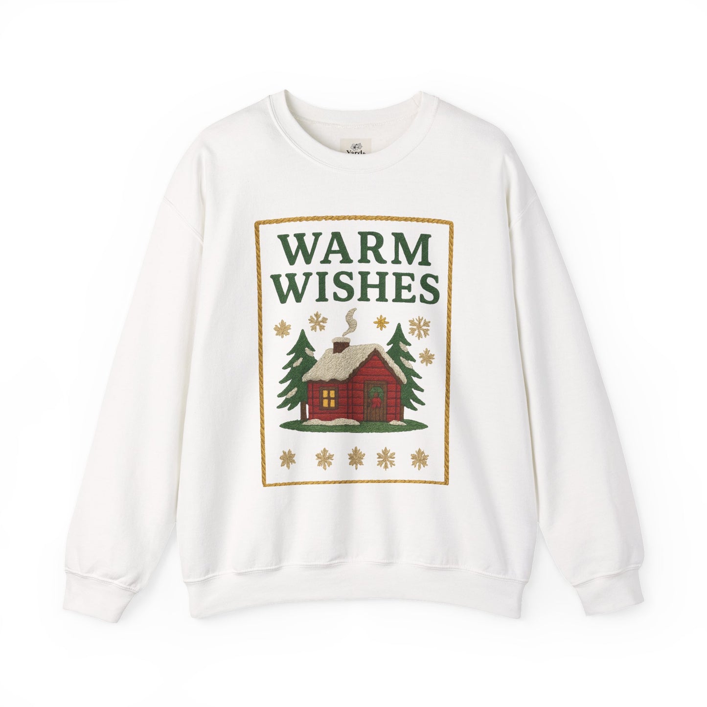 Cozy Warm Wishes Sweatshirt, Holiday Sweatshirt, Winter Fashion, Family Gathering, Gift for Her, Comfortable Crewneck