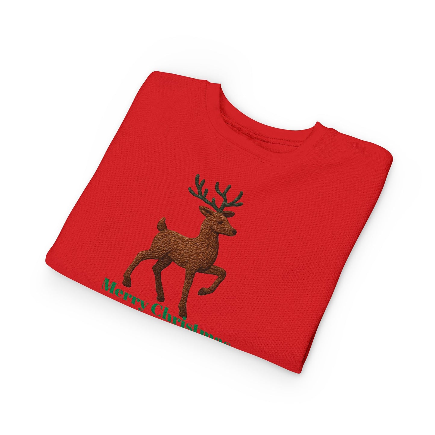 Merry Christmas Toddler Sweatshirt, Holiday Kids Clothing, Cute Reindeer Pullovers, Christmas Gift for Toddlers, Winter Wear