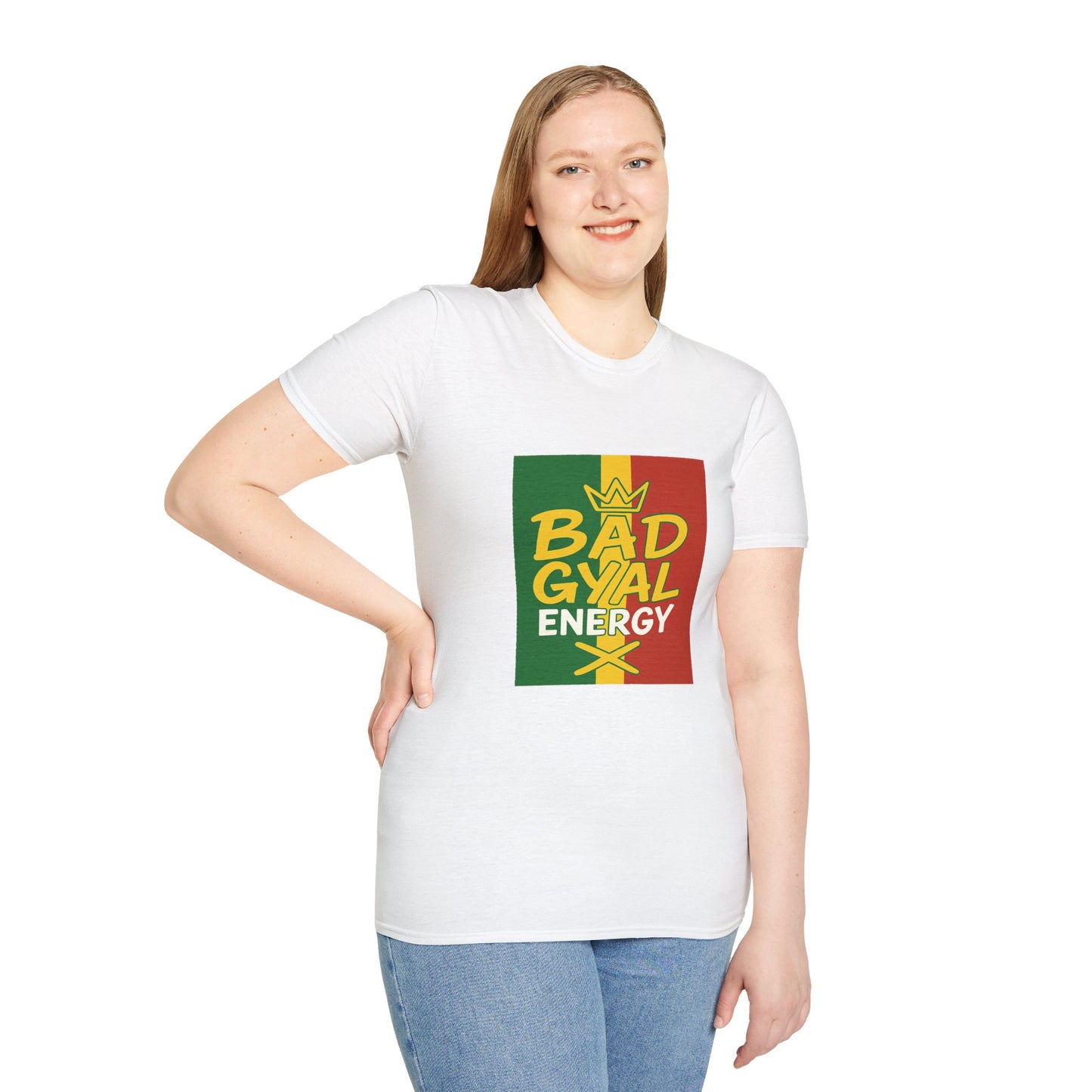 Rasta Vibes T-Shirt | Bad Gyal Energy | Unisex Graphic Tee, Casual Wear, Festival Apparel, Gift for Him/Her, Summer Style