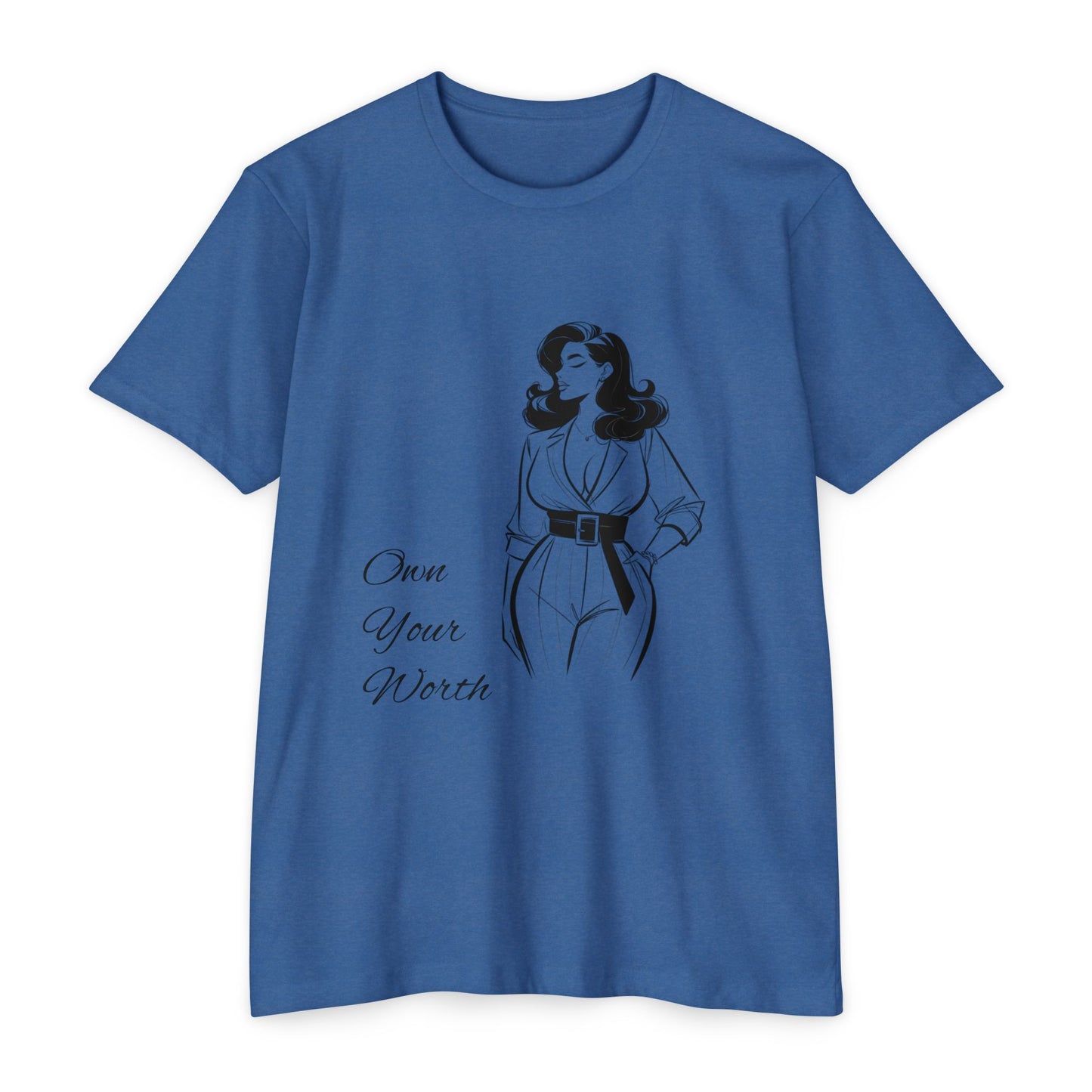 Empowering Quote T-Shirt | Own Your Worth Tee, Inspirational Fashion, Gift for Her, Motivational Apparel, Everyday Style