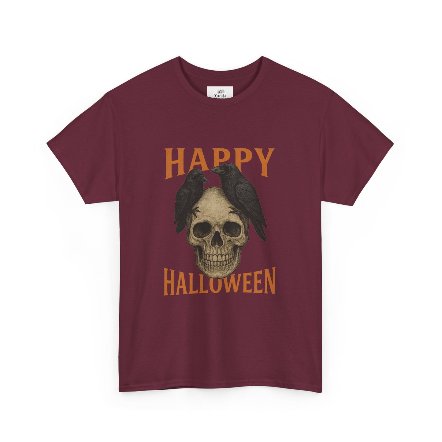 Halloween Skull Unisex Cotton Tee, Spooky T-Shirt, October Fashion, Costume Party Wear, Fall Celebration Shirt