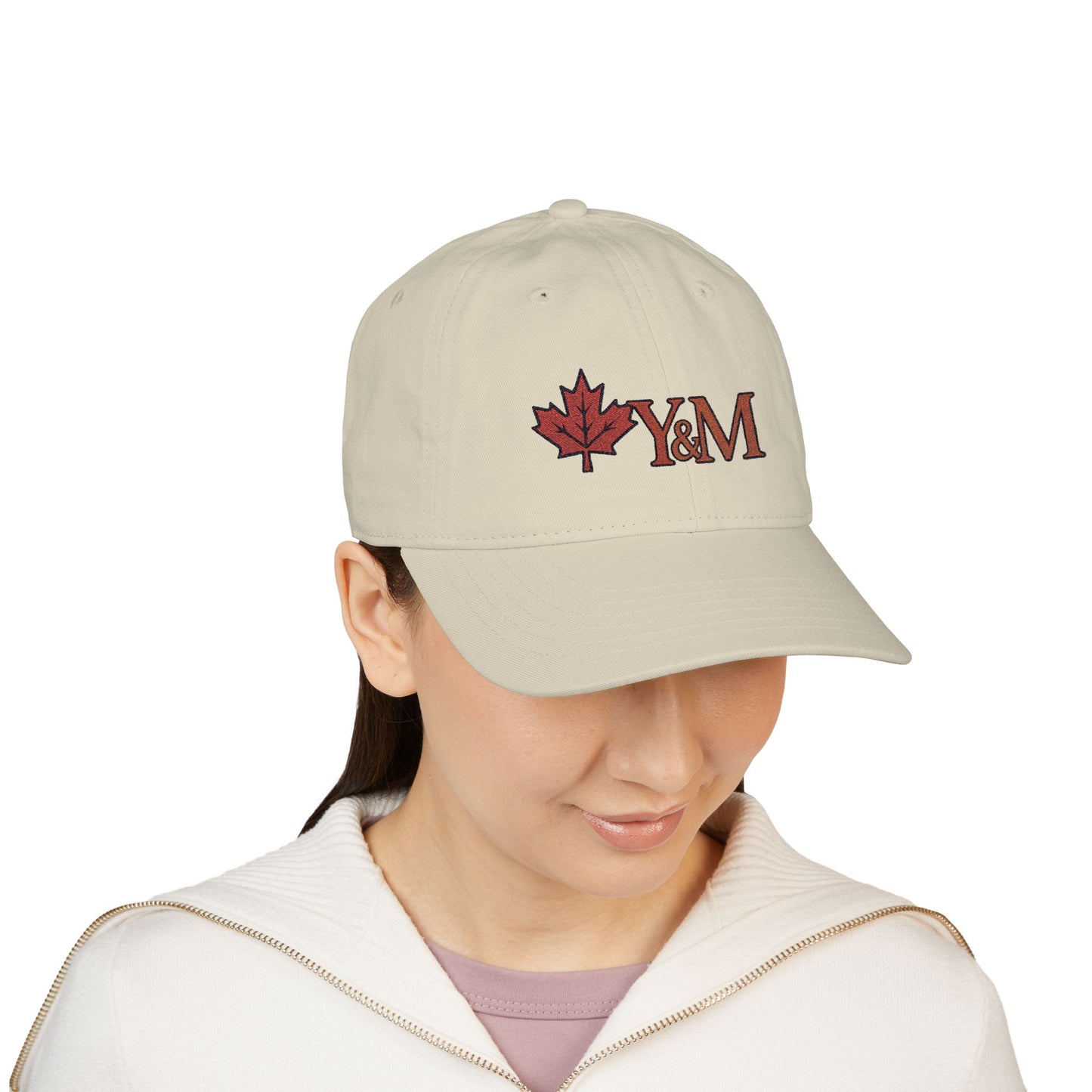 Organic Embroidered Baseball Cap - Canada Inspired, Stylish Sun Protection, Gifts for Nature Lovers, Outdoor Adventures, Everyday Wear
